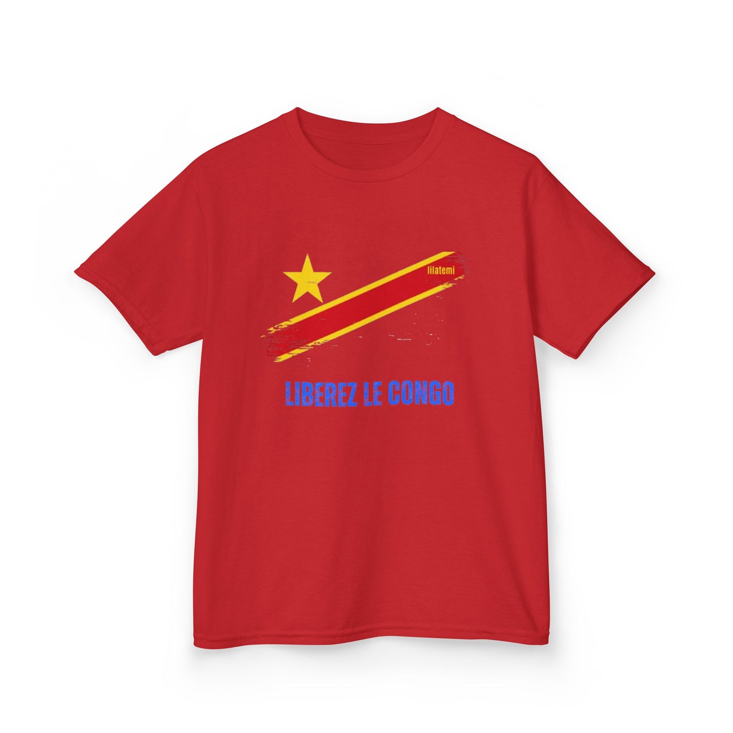 T-shirt Enfant "LIBÉREZ LE CONGO" – Confort et Engagement