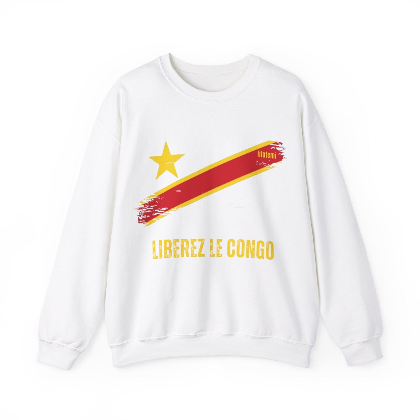 LIBÉREZ LE CONGO J – Sweatshirt Unisex Engagé et Stylé