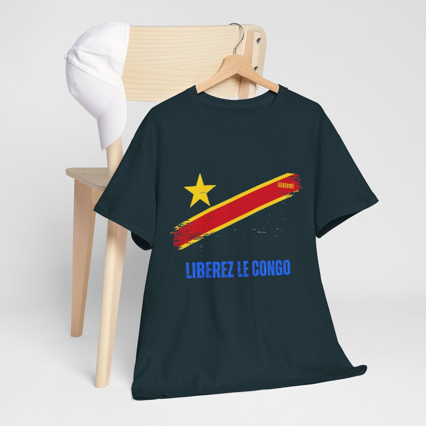 T-shirt "LIBEREZ LE CONGO" B Unisex – Portez votre engagement avec style !