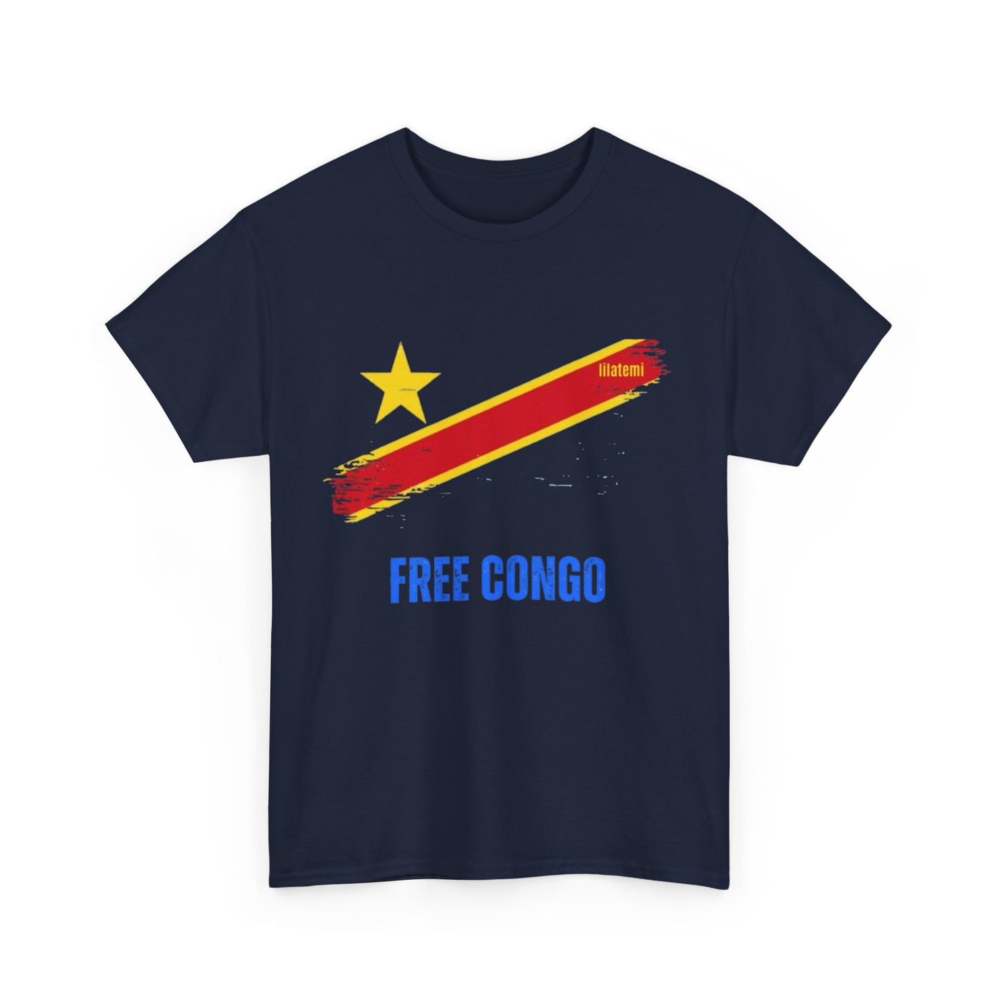 T-shirt "FREE CONGO" B Unisex – Portez votre engagement avec style !
