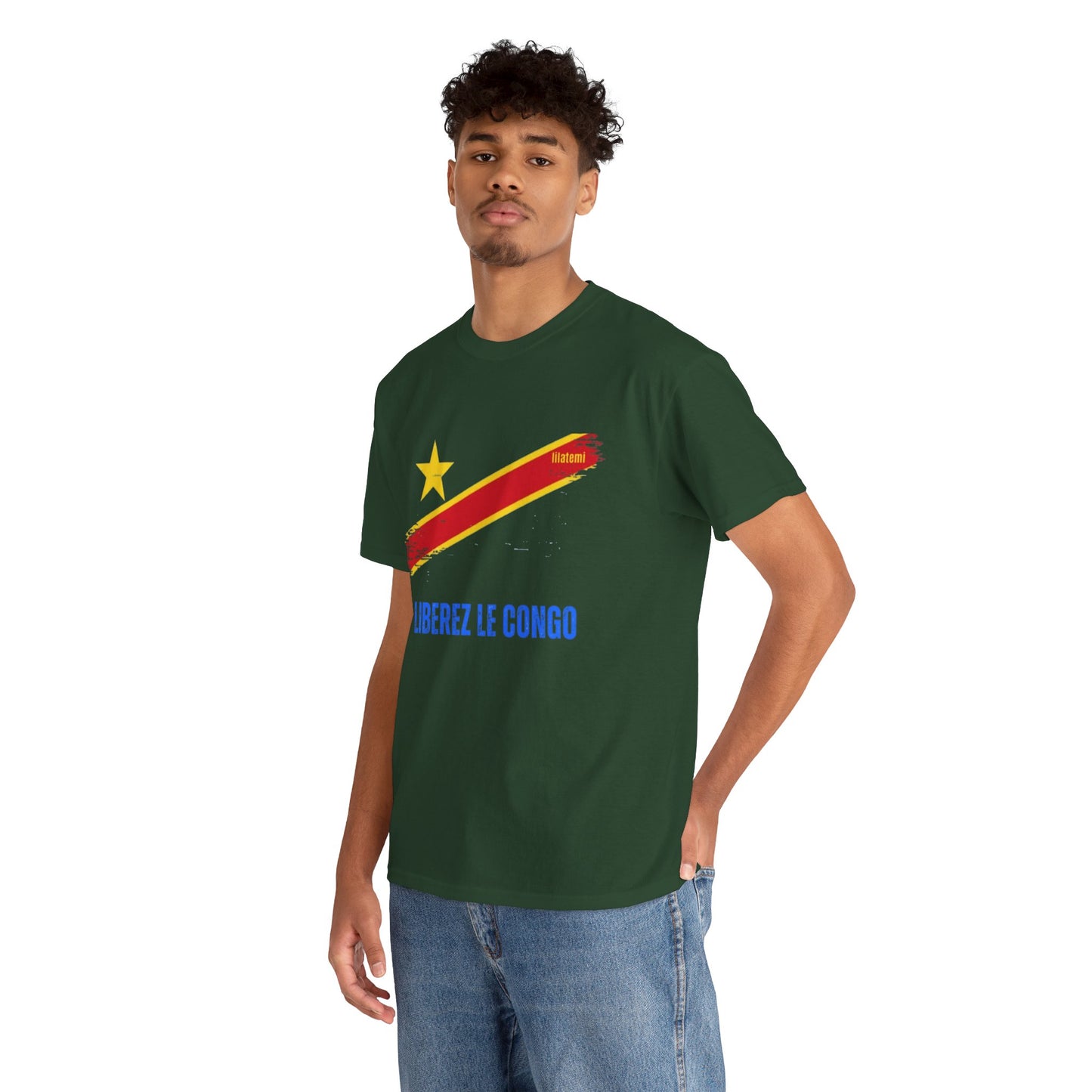 T-shirt "LIBEREZ LE CONGO" B Unisex – Portez votre engagement avec style !
