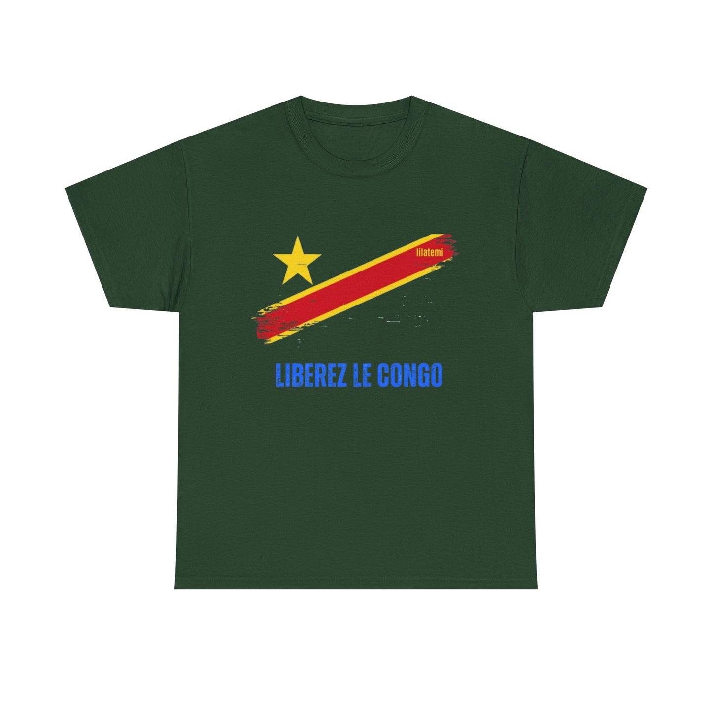 T-shirt "LIBEREZ LE CONGO" B Unisex – Portez votre engagement avec style !