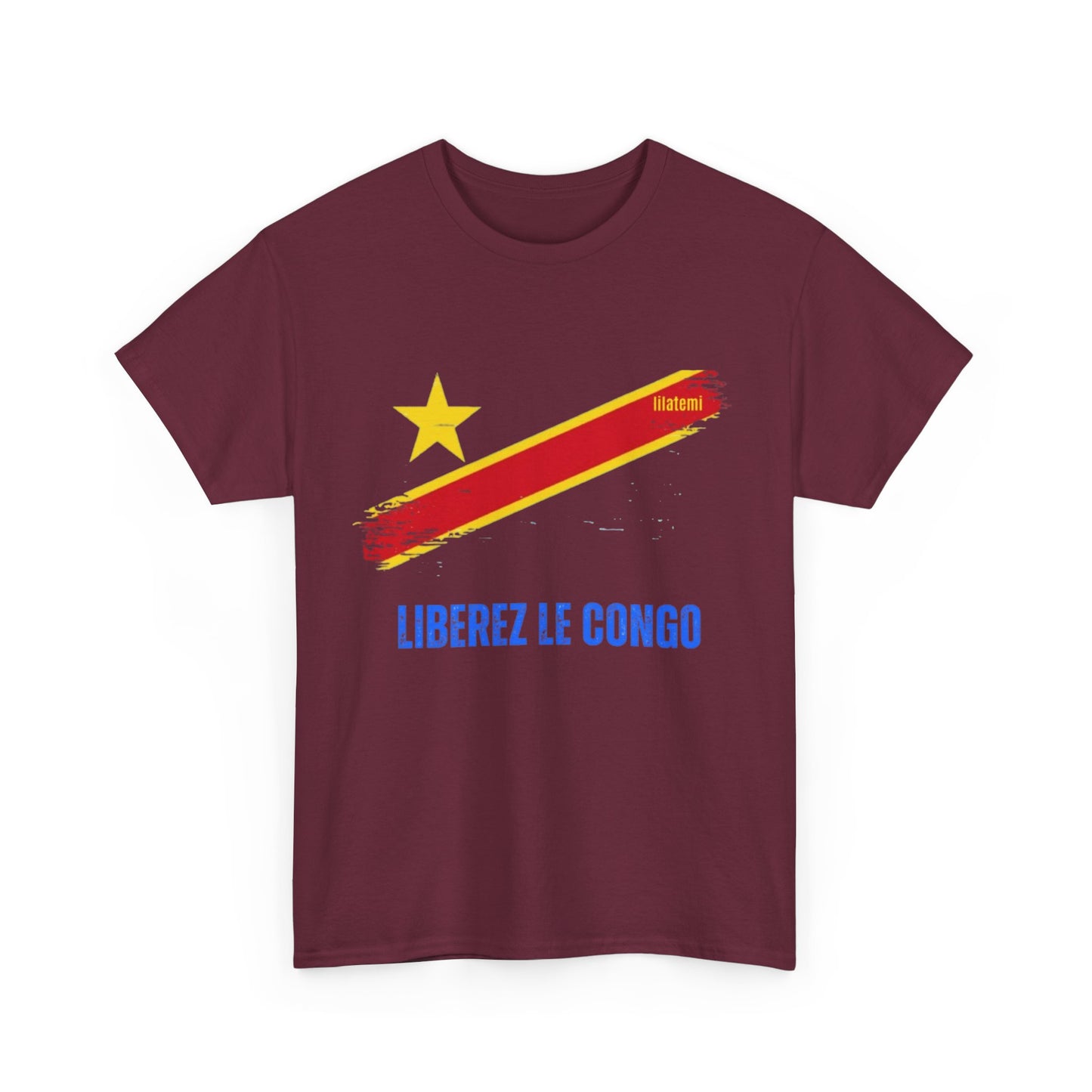 T-shirt "LIBEREZ LE CONGO" B Unisex – Portez votre engagement avec style !