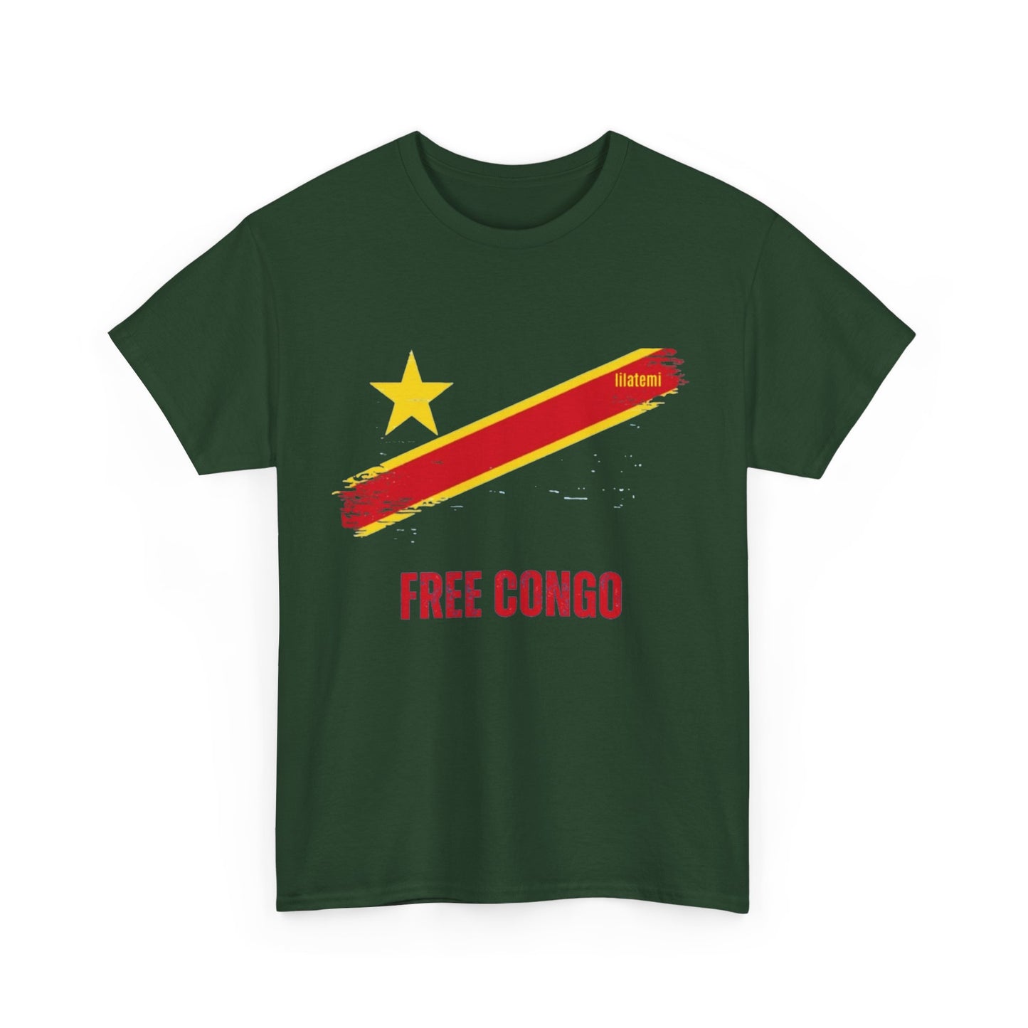 T-shirt "FREE CONGO" R Unisex – Portez votre engagement avec style !