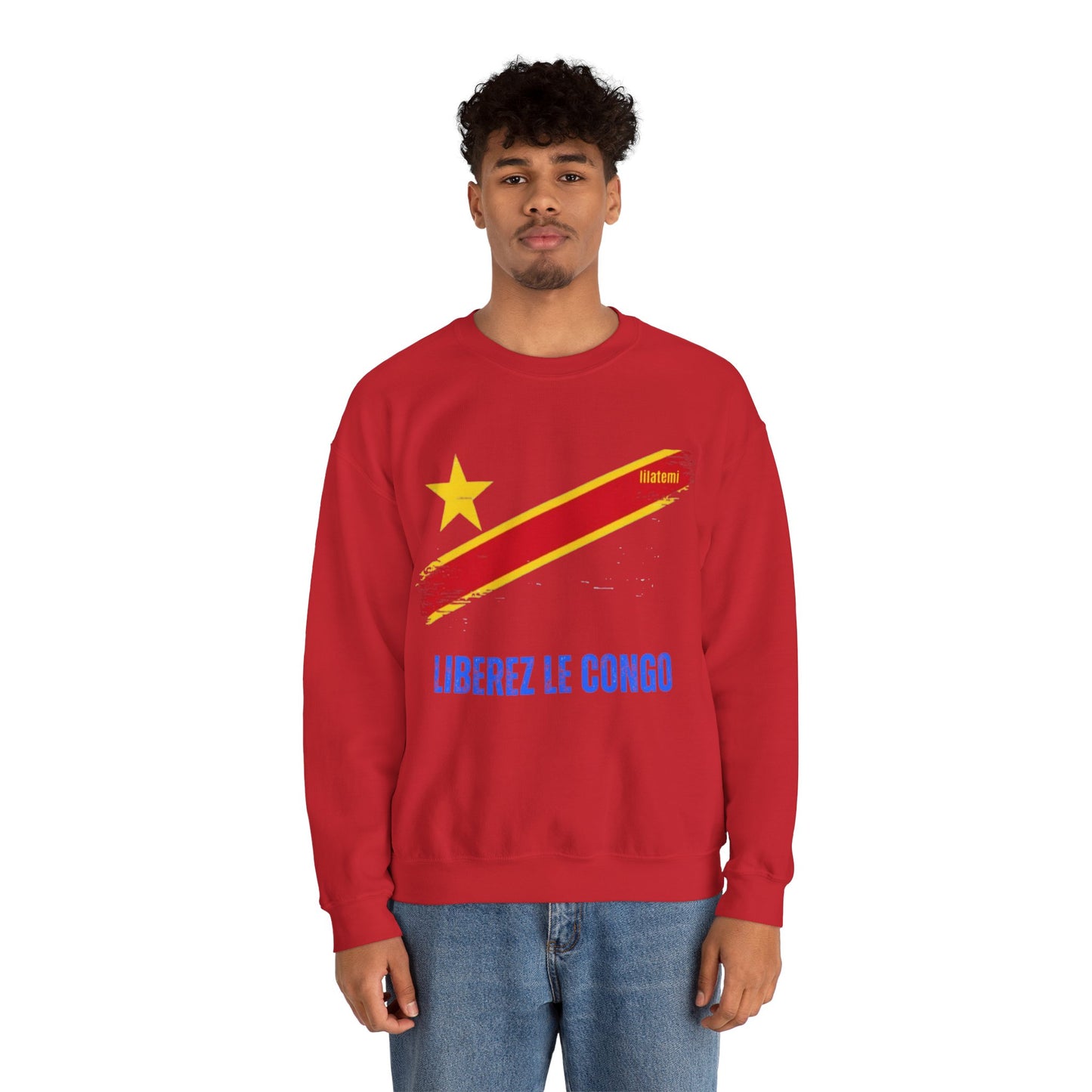 LIBÉREZ LE CONGO B – Sweatshirt Unisex Engagé et Stylé