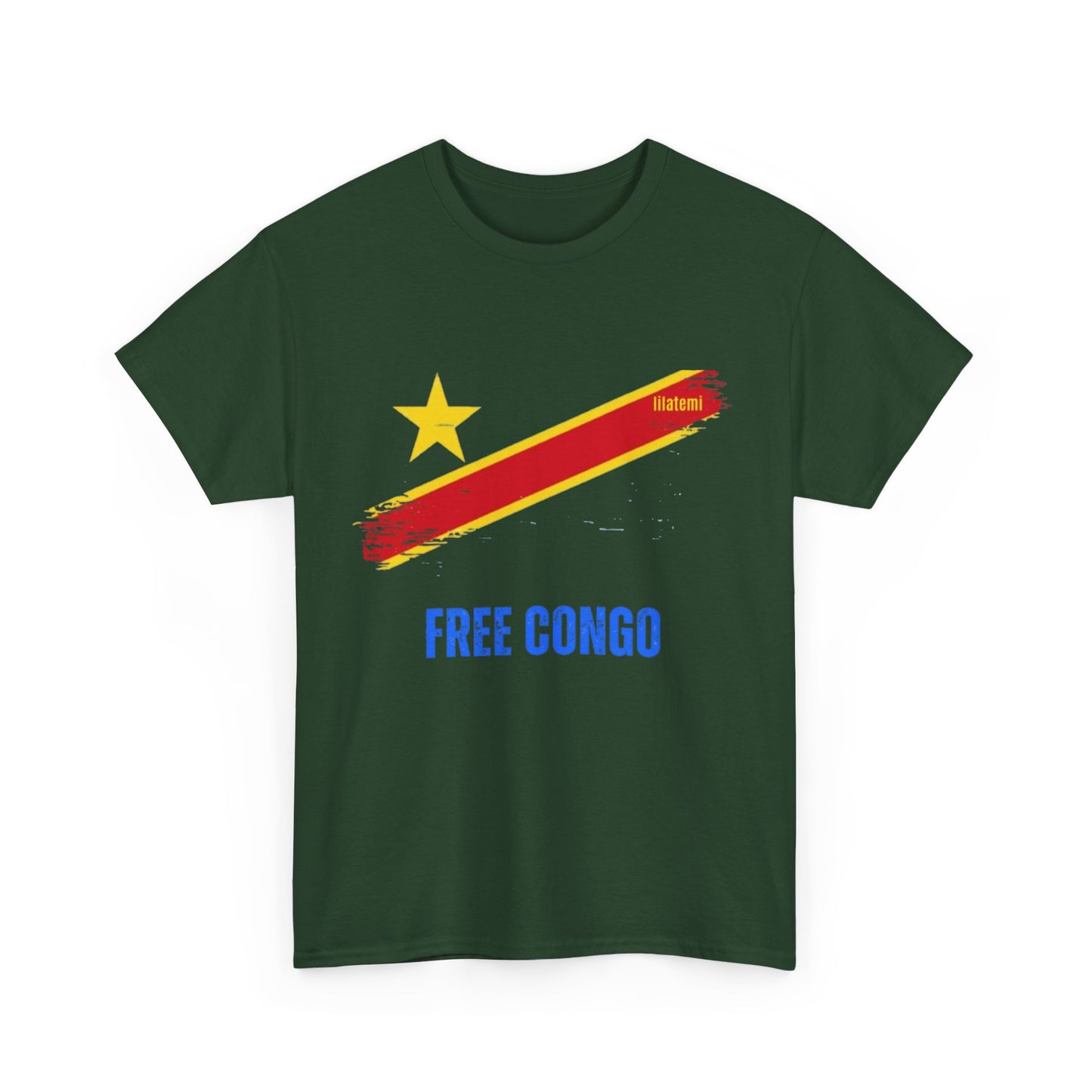 T-shirt "FREE CONGO" B Unisex – Portez votre engagement avec style !