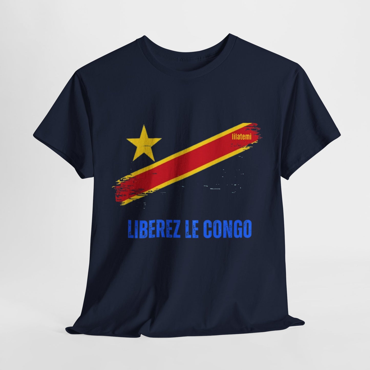 T-shirt "LIBEREZ LE CONGO" B Unisex – Portez votre engagement avec style !