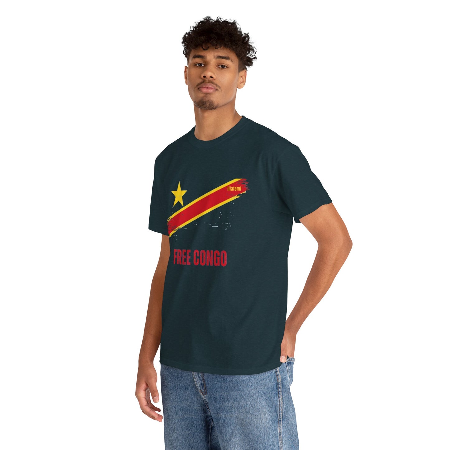 T-shirt "FREE CONGO" R Unisex – Portez votre engagement avec style !