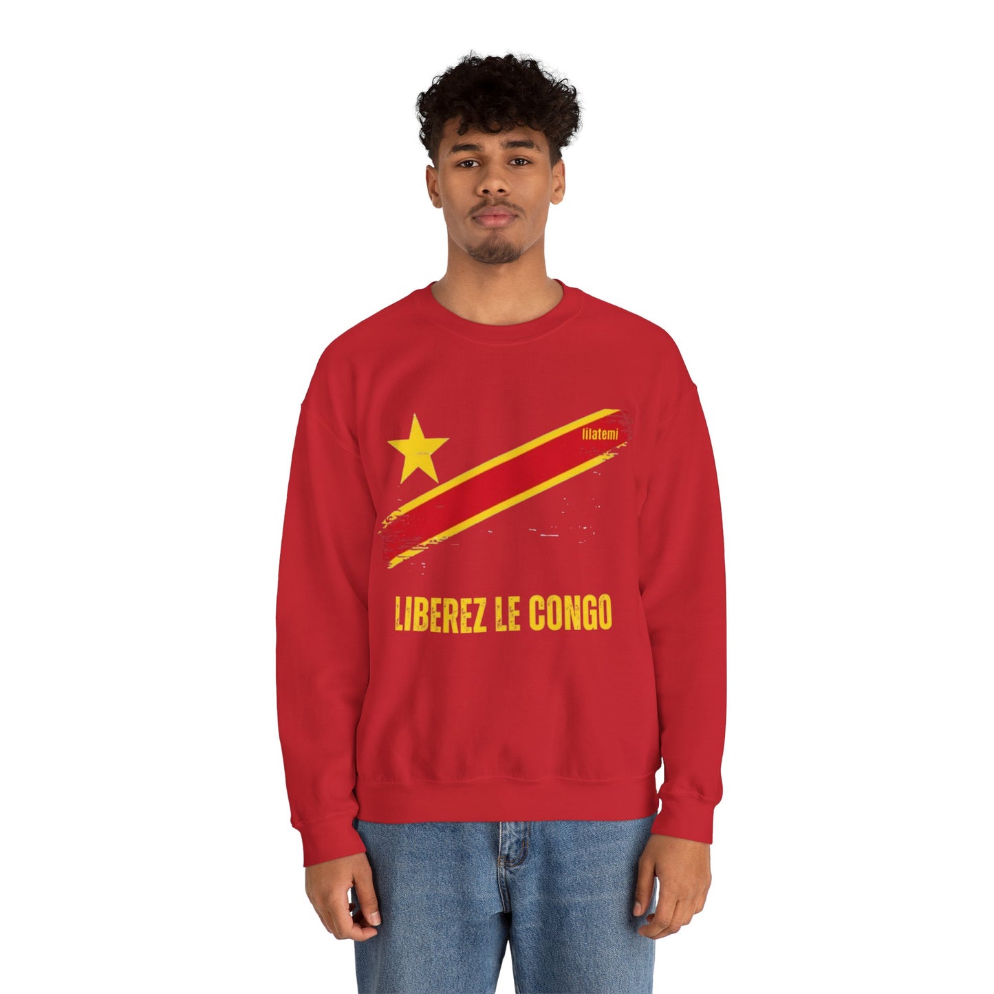 LIBÉREZ LE CONGO J – Sweatshirt Unisex Engagé et Stylé