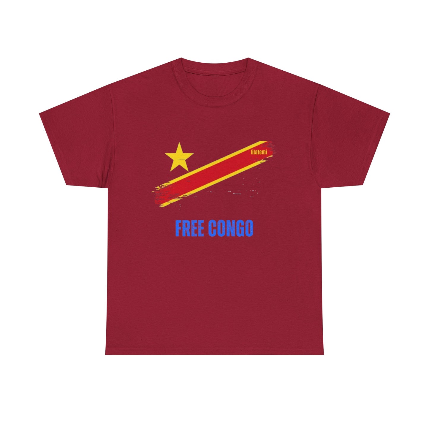 T-shirt "FREE CONGO" B Unisex – Portez votre engagement avec style !