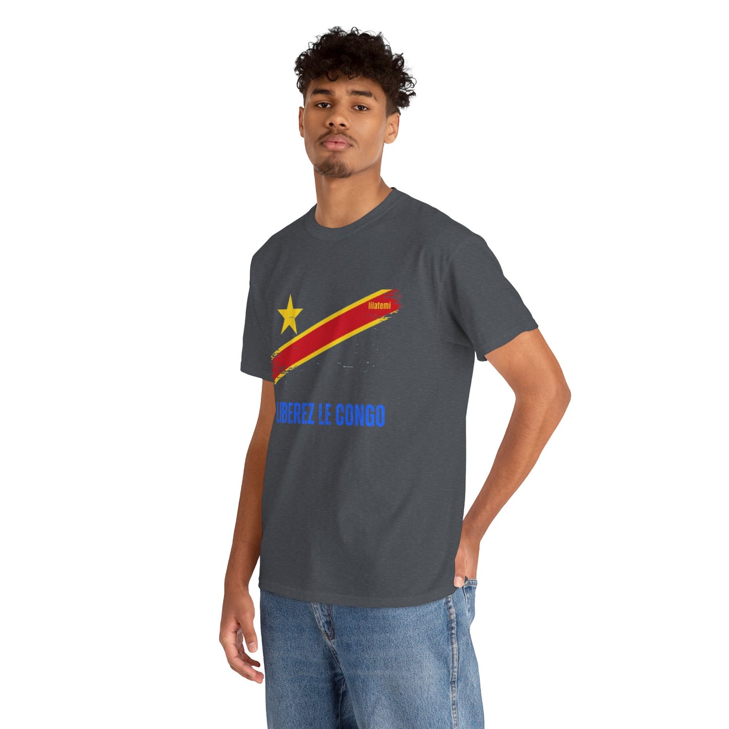 T-shirt "LIBEREZ LE CONGO" B Unisex – Portez votre engagement avec style !