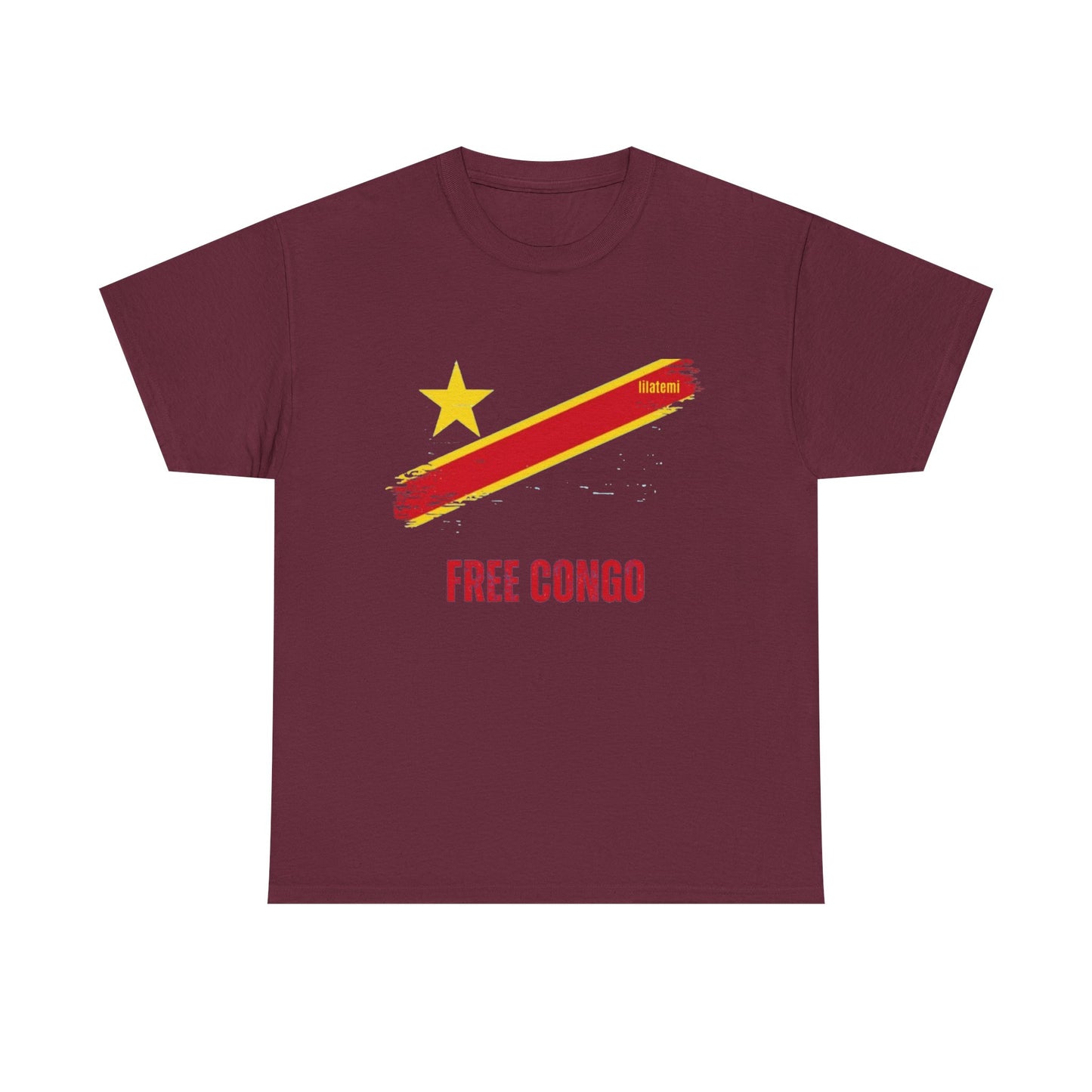 T-shirt "FREE CONGO" R Unisex – Portez votre engagement avec style !