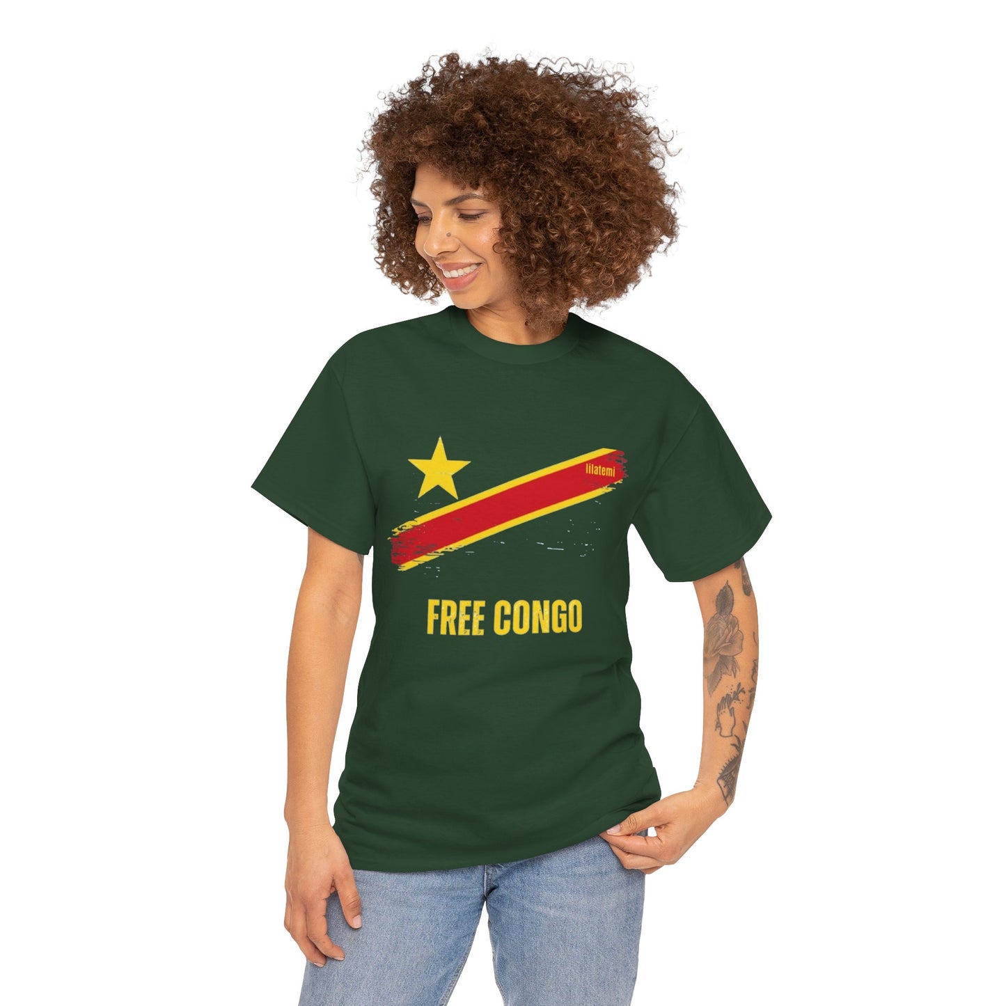 T-shirt "FREE CONGO" J Unisex – Portez votre engagement avec style !