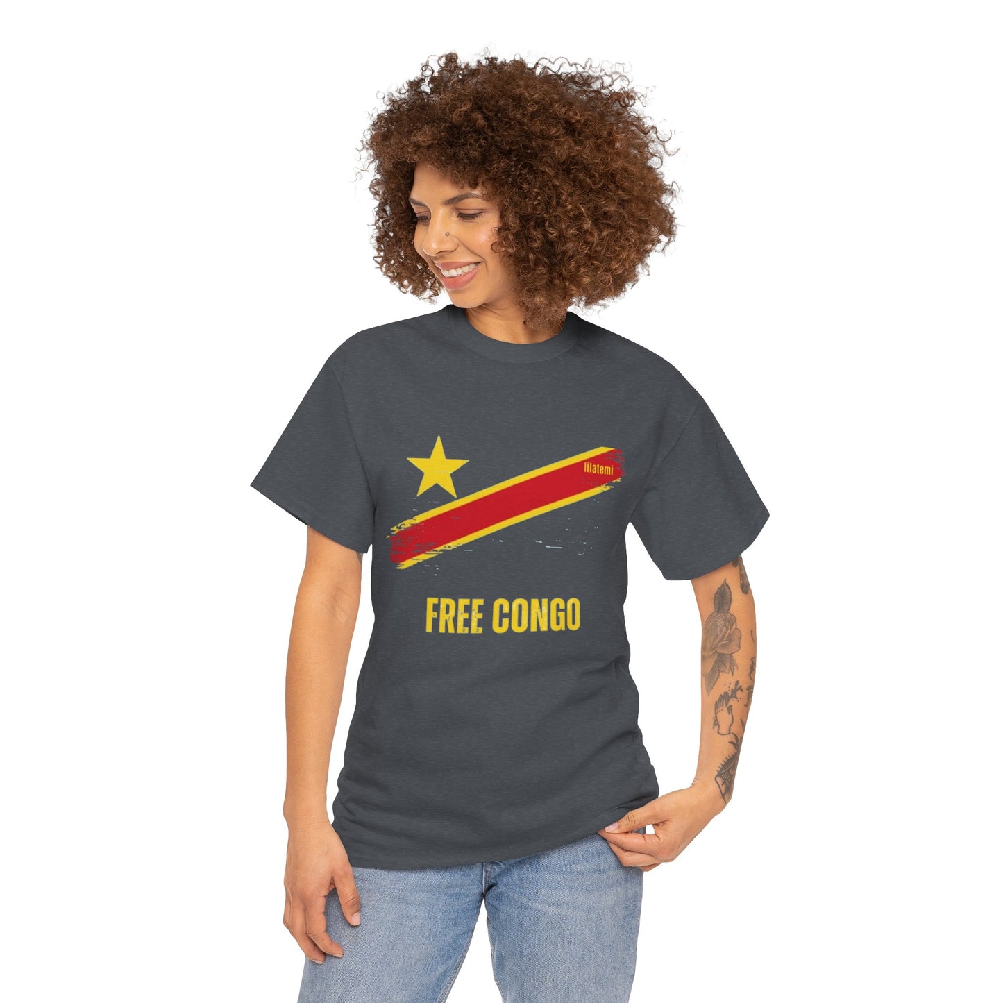 T-shirt "FREE CONGO" J Unisex – Portez votre engagement avec style !