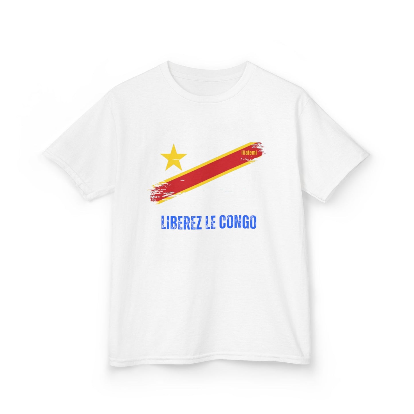 T-shirt Enfant "LIBÉREZ LE CONGO" – Confort et Engagement