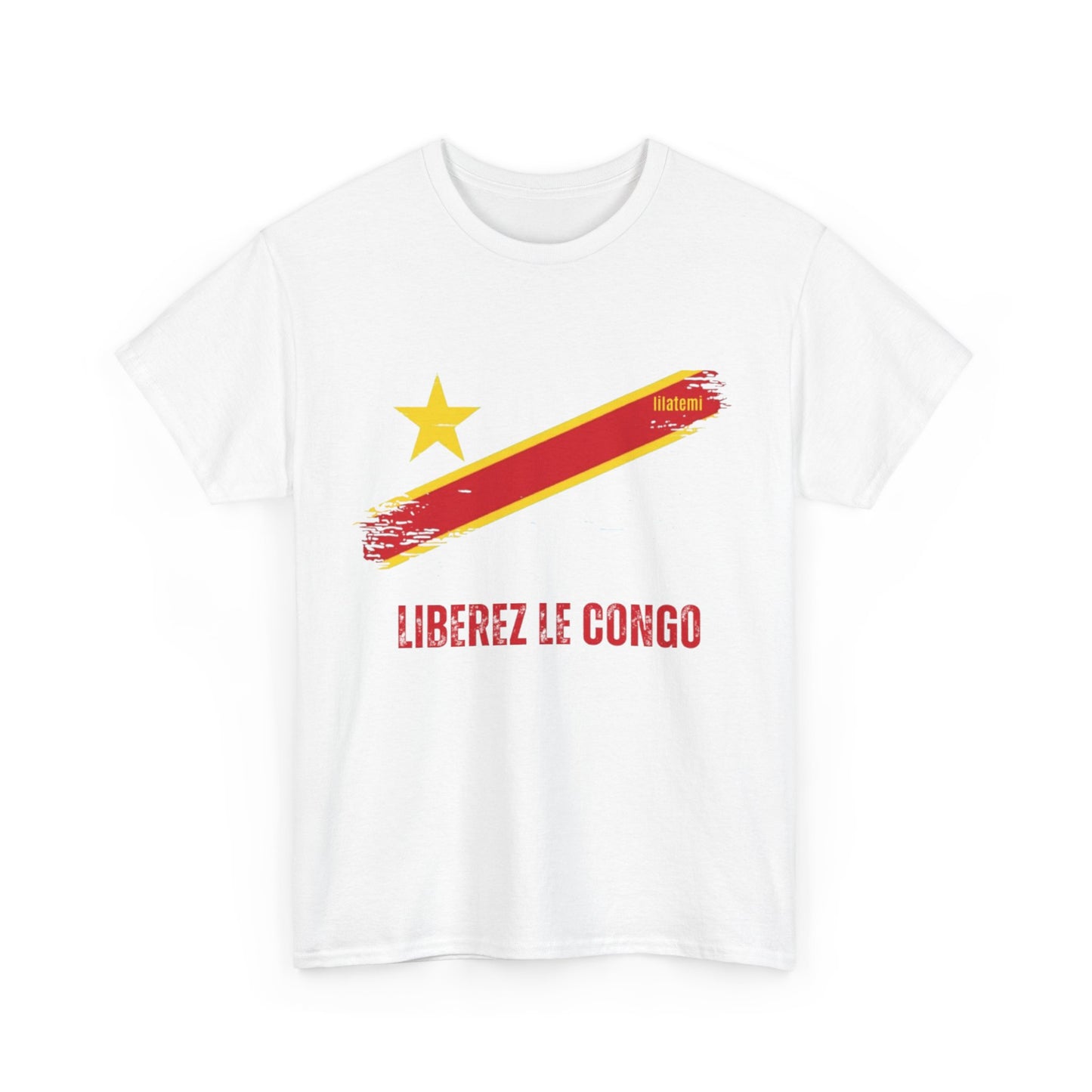 T-shirt "LIBEREZ LE CONGO" R Unisex – Portez votre engagement avec style !