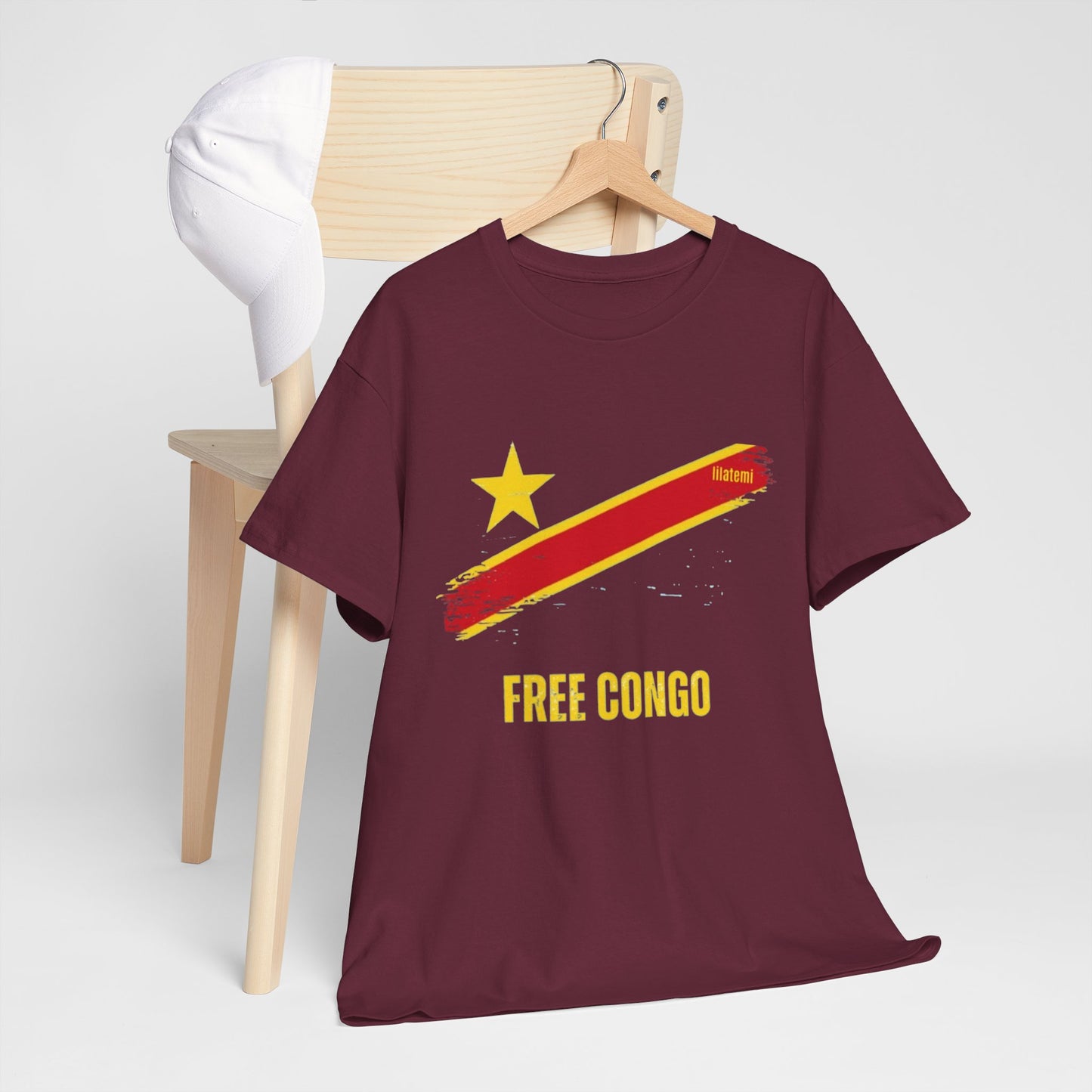 T-shirt "FREE CONGO" J Unisex – Portez votre engagement avec style !
