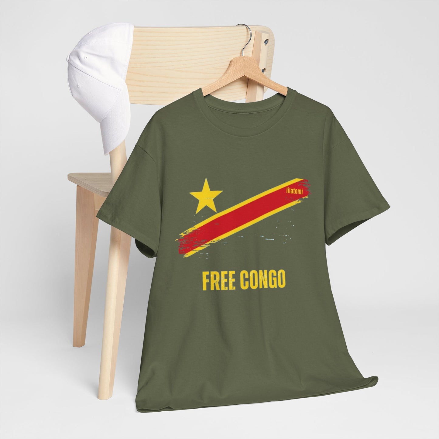 T-shirt "FREE CONGO" J Unisex – Portez votre engagement avec style !