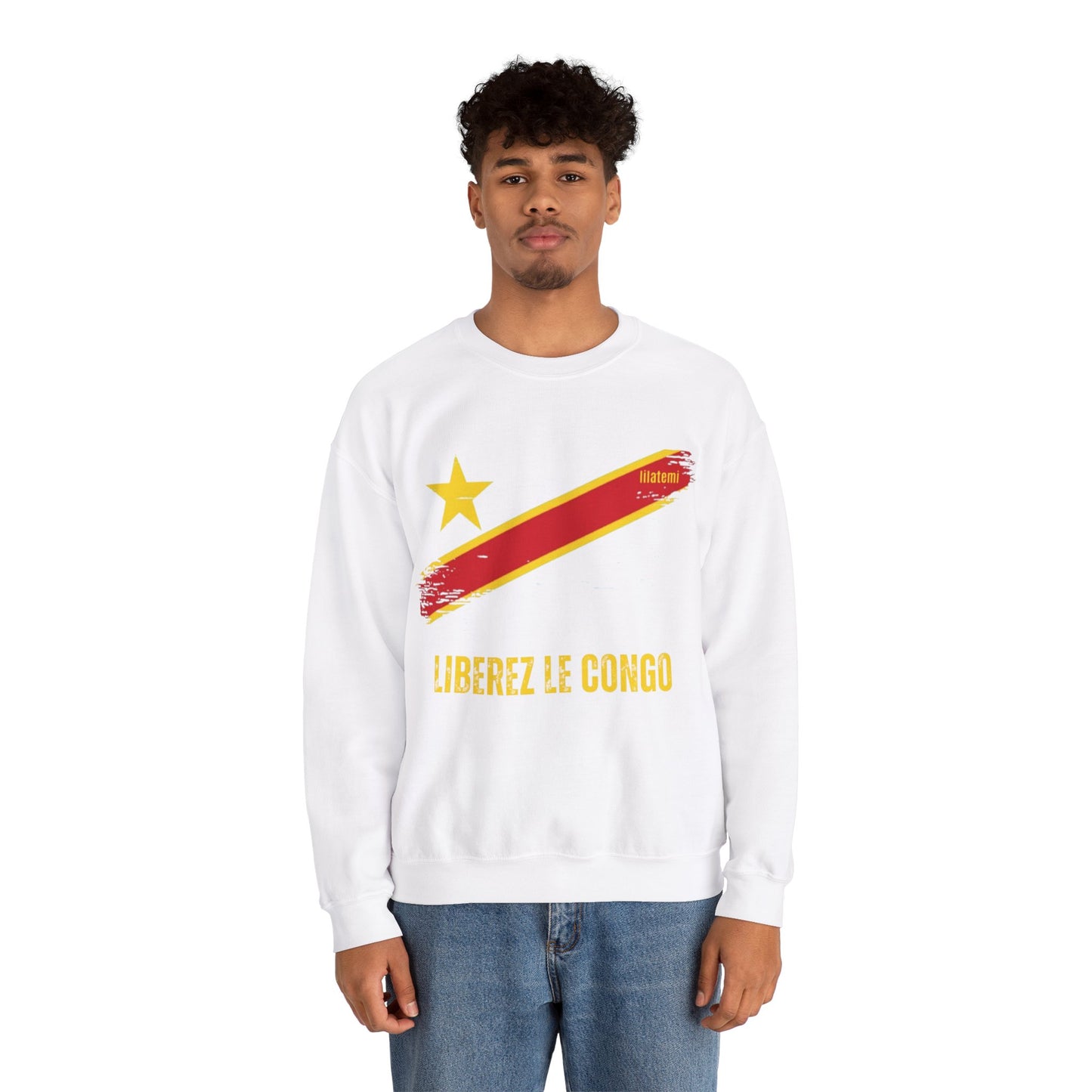 LIBÉREZ LE CONGO J – Sweatshirt Unisex Engagé et Stylé