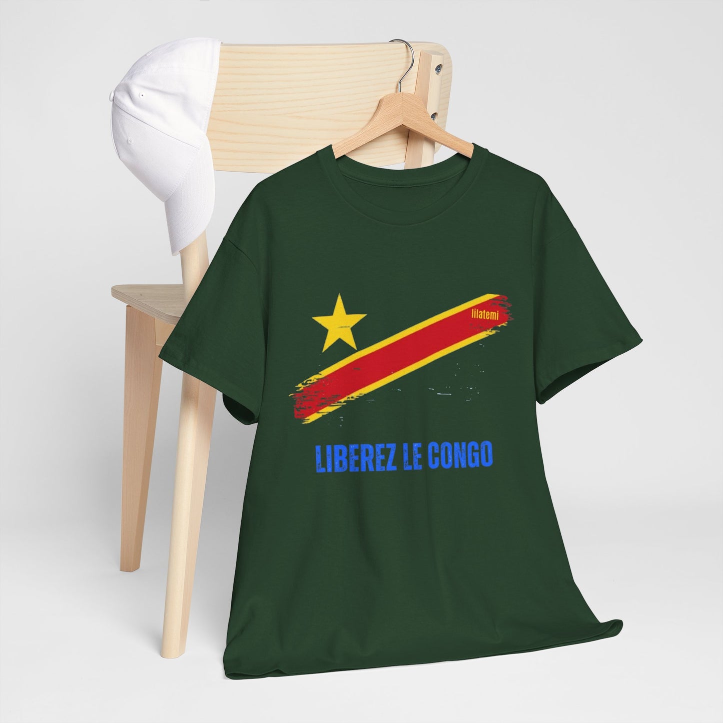T-shirt "LIBEREZ LE CONGO" B Unisex – Portez votre engagement avec style !