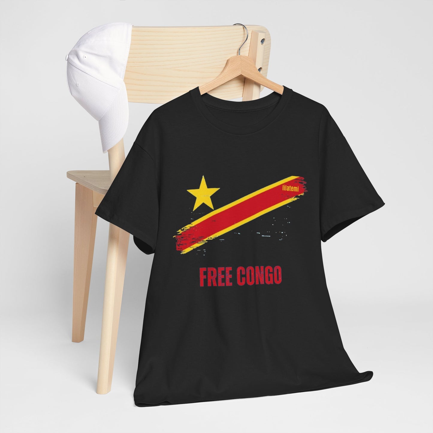 T-shirt "FREE CONGO" R Unisex – Portez votre engagement avec style !