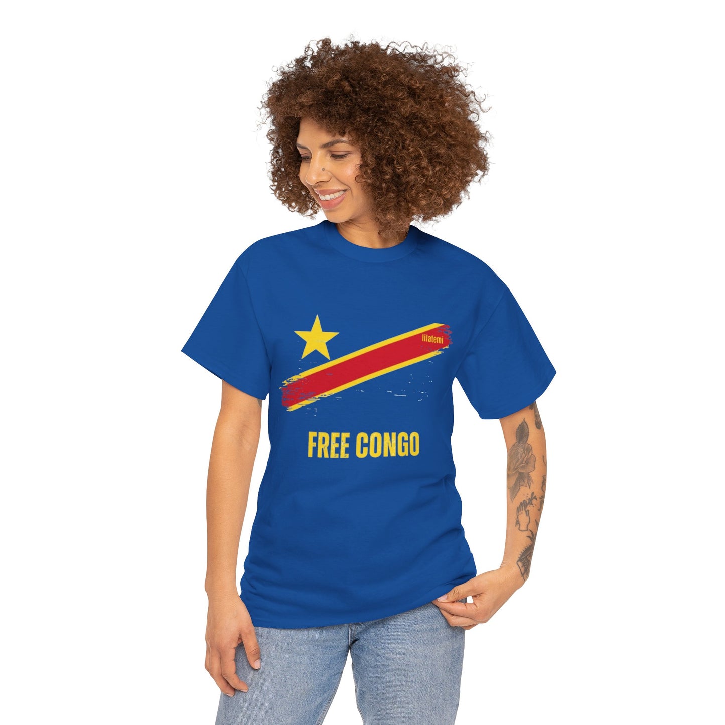 T-shirt "FREE CONGO" J Unisex – Portez votre engagement avec style !