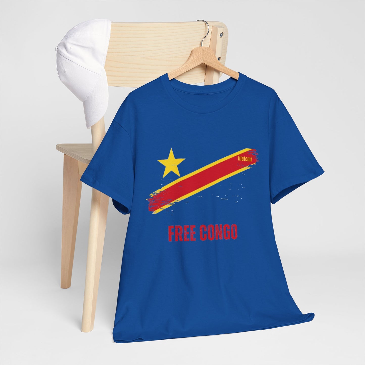 T-shirt "FREE CONGO" R Unisex – Portez votre engagement avec style !