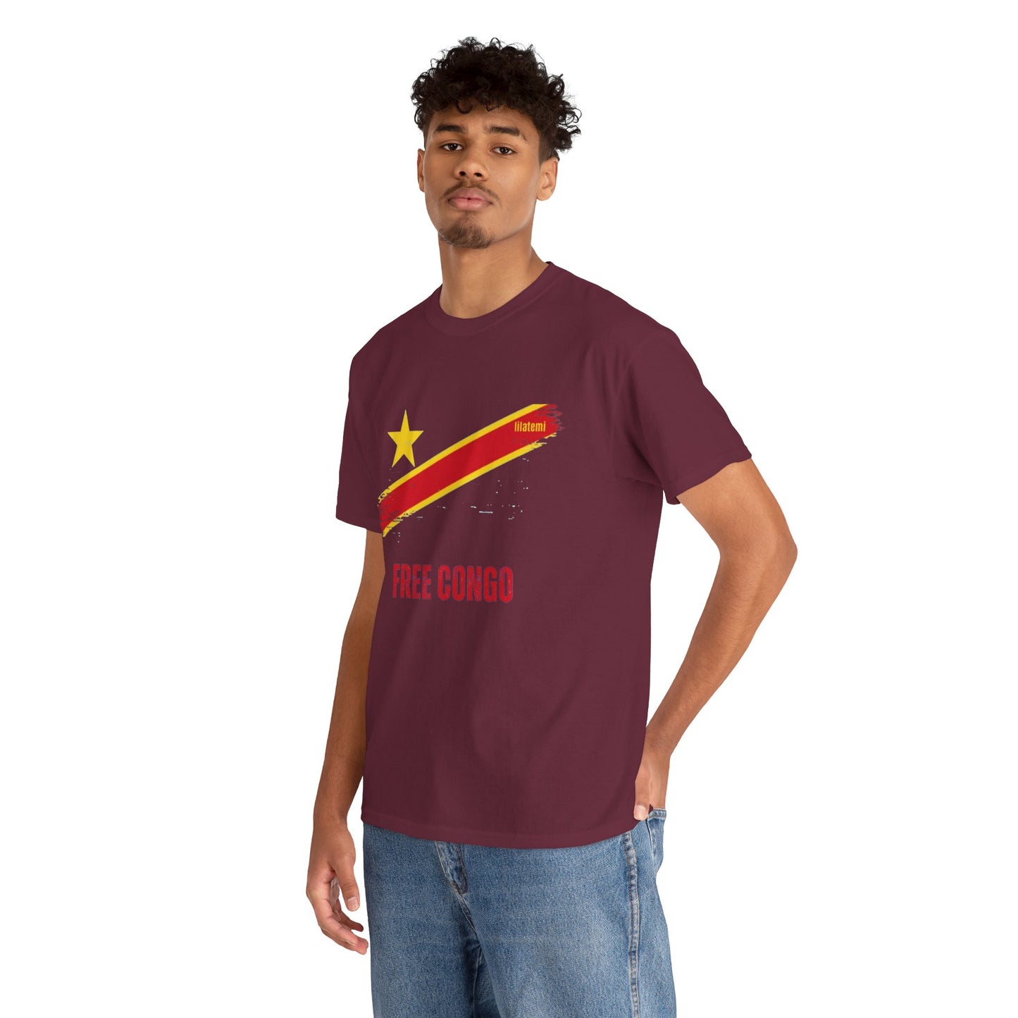 T-shirt "FREE CONGO" R Unisex – Portez votre engagement avec style !