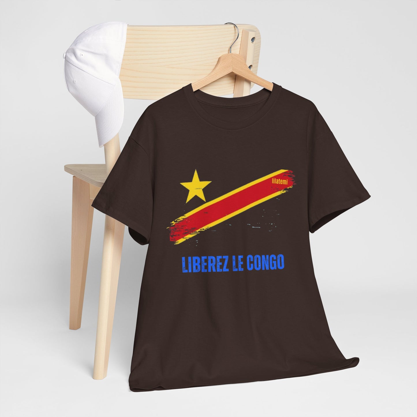 T-shirt "LIBEREZ LE CONGO" B Unisex – Portez votre engagement avec style !