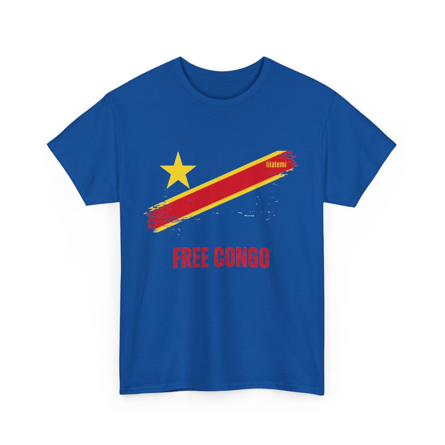 T-shirt "FREE CONGO" R Unisex – Portez votre engagement avec style !