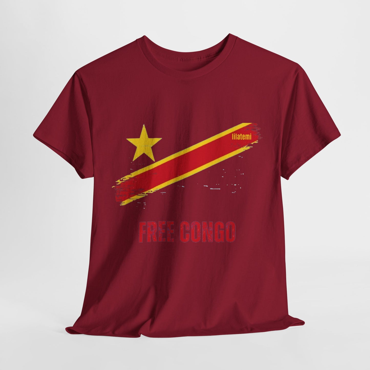 T-shirt "FREE CONGO" R Unisex – Portez votre engagement avec style !