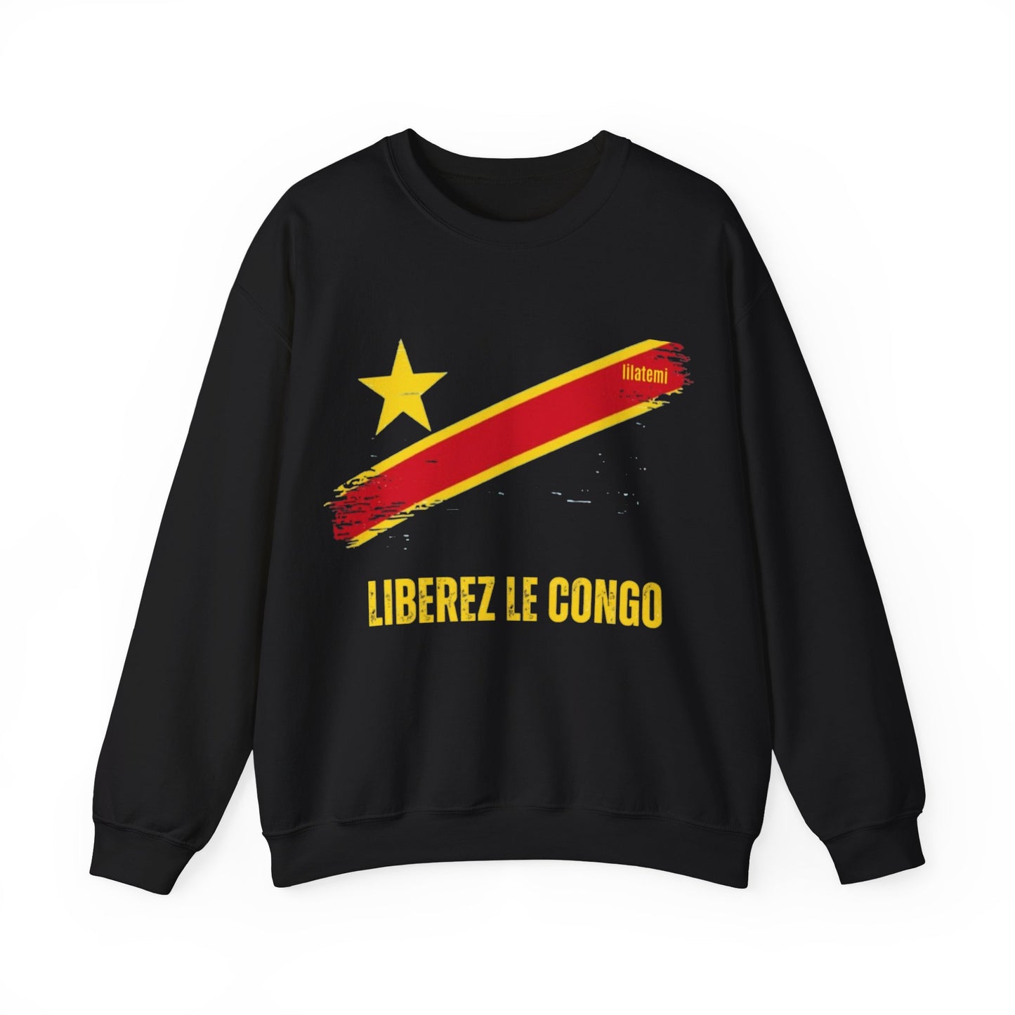 LIBÉREZ LE CONGO J – Sweatshirt Unisex Engagé et Stylé