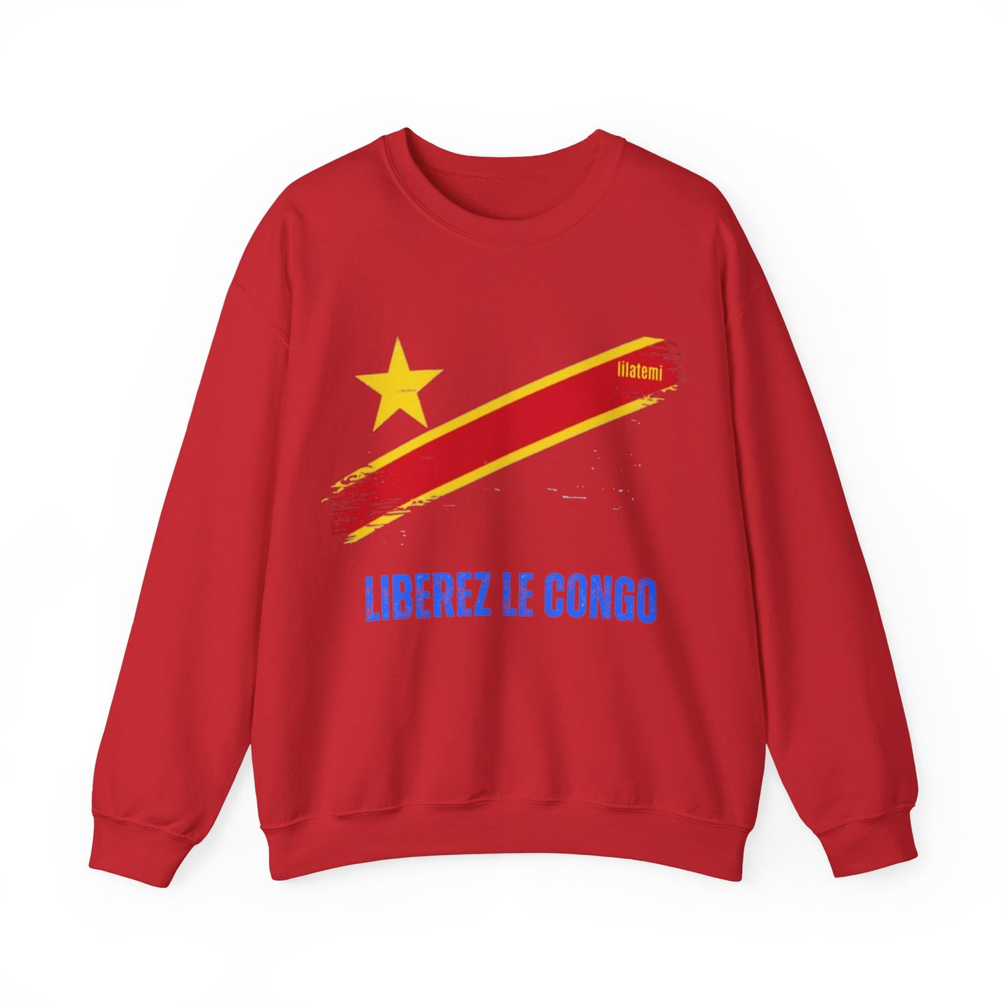 LIBÉREZ LE CONGO B – Sweatshirt Unisex Engagé et Stylé