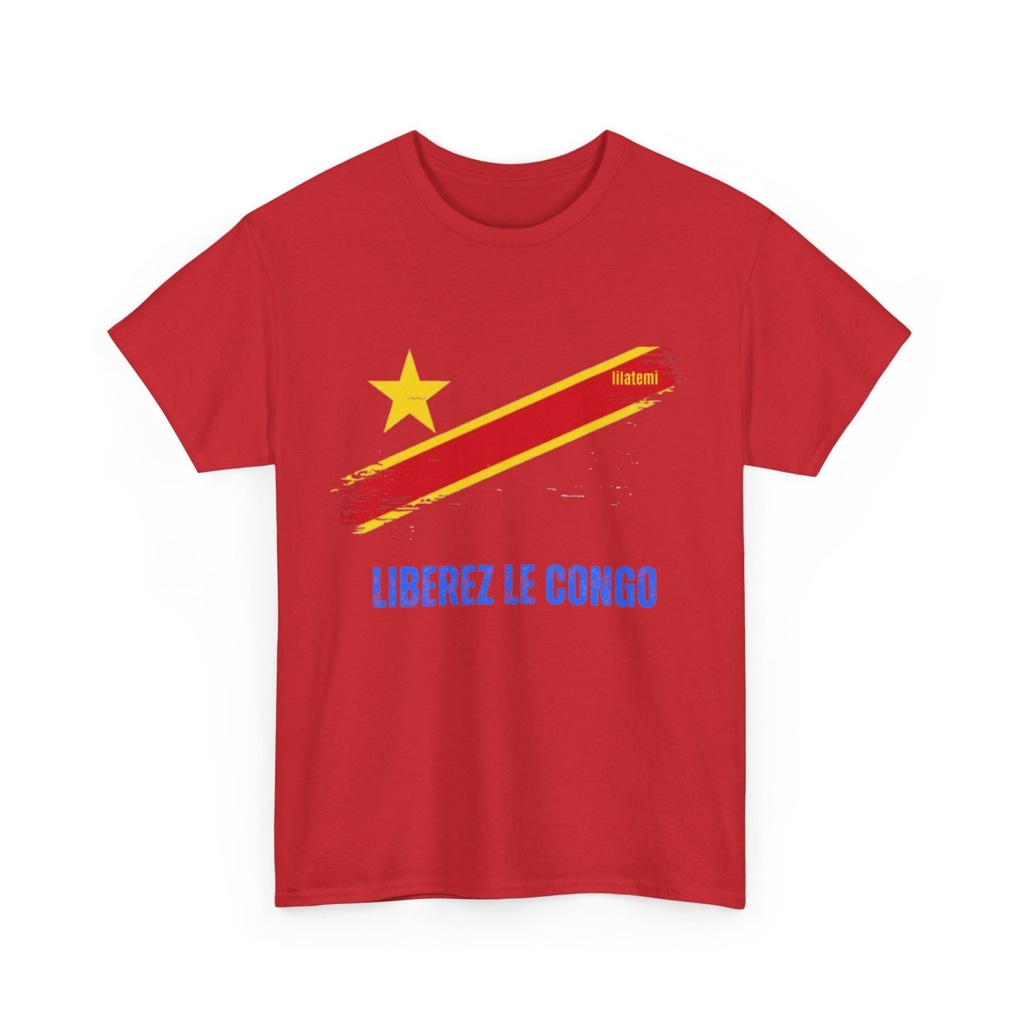 T-shirt "LIBEREZ LE CONGO" B Unisex – Portez votre engagement avec style !