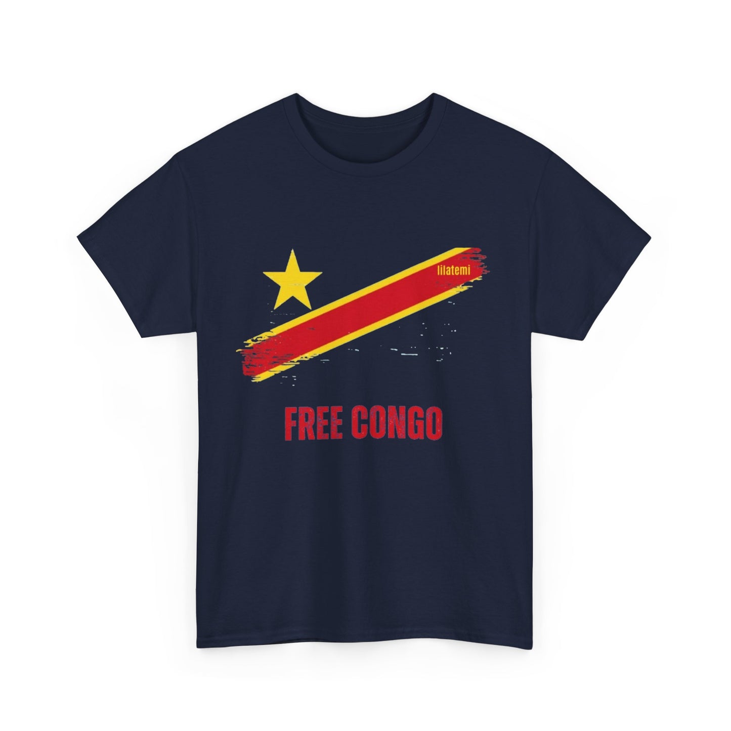 T-shirt "FREE CONGO" R Unisex – Portez votre engagement avec style !