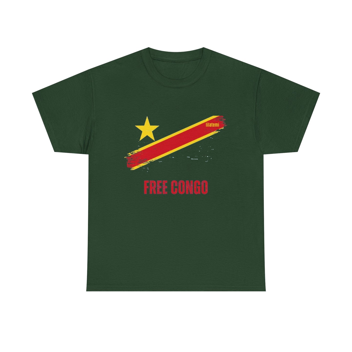 T-shirt "FREE CONGO" R Unisex – Portez votre engagement avec style !