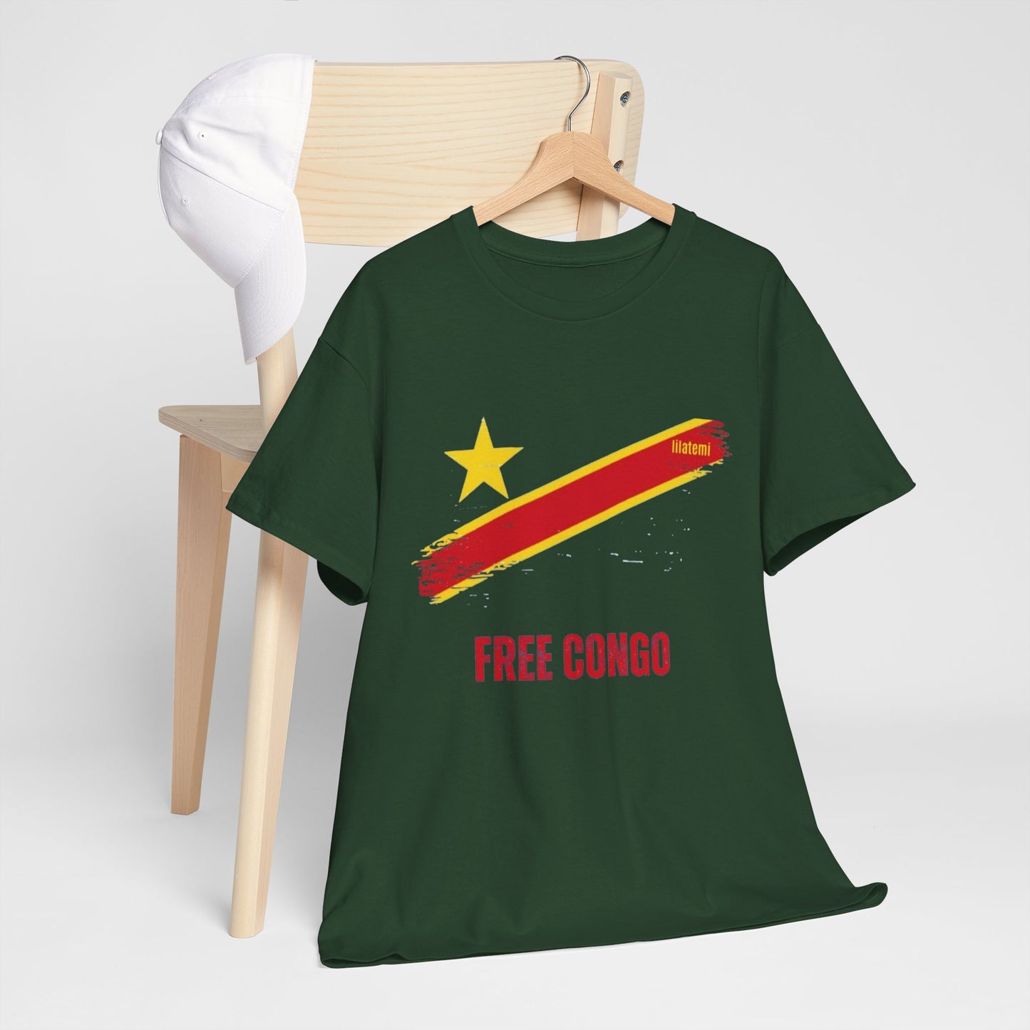 T-shirt "FREE CONGO" R Unisex – Portez votre engagement avec style !