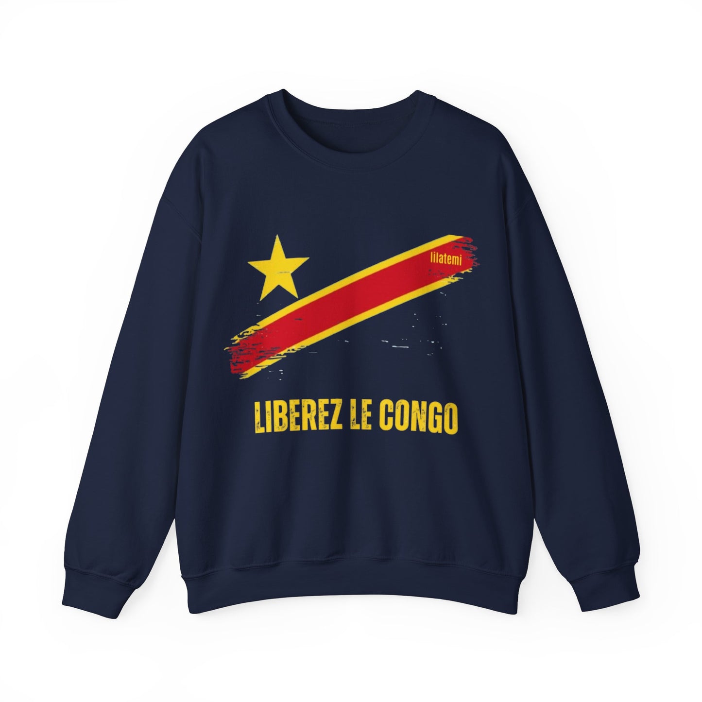 LIBÉREZ LE CONGO J – Sweatshirt Unisex Engagé et Stylé