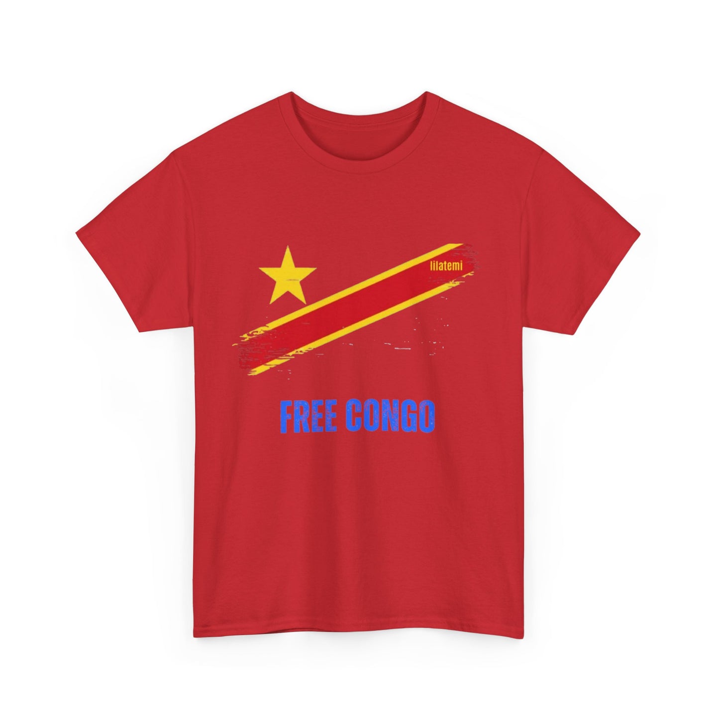 T-shirt "FREE CONGO" B Unisex – Portez votre engagement avec style !