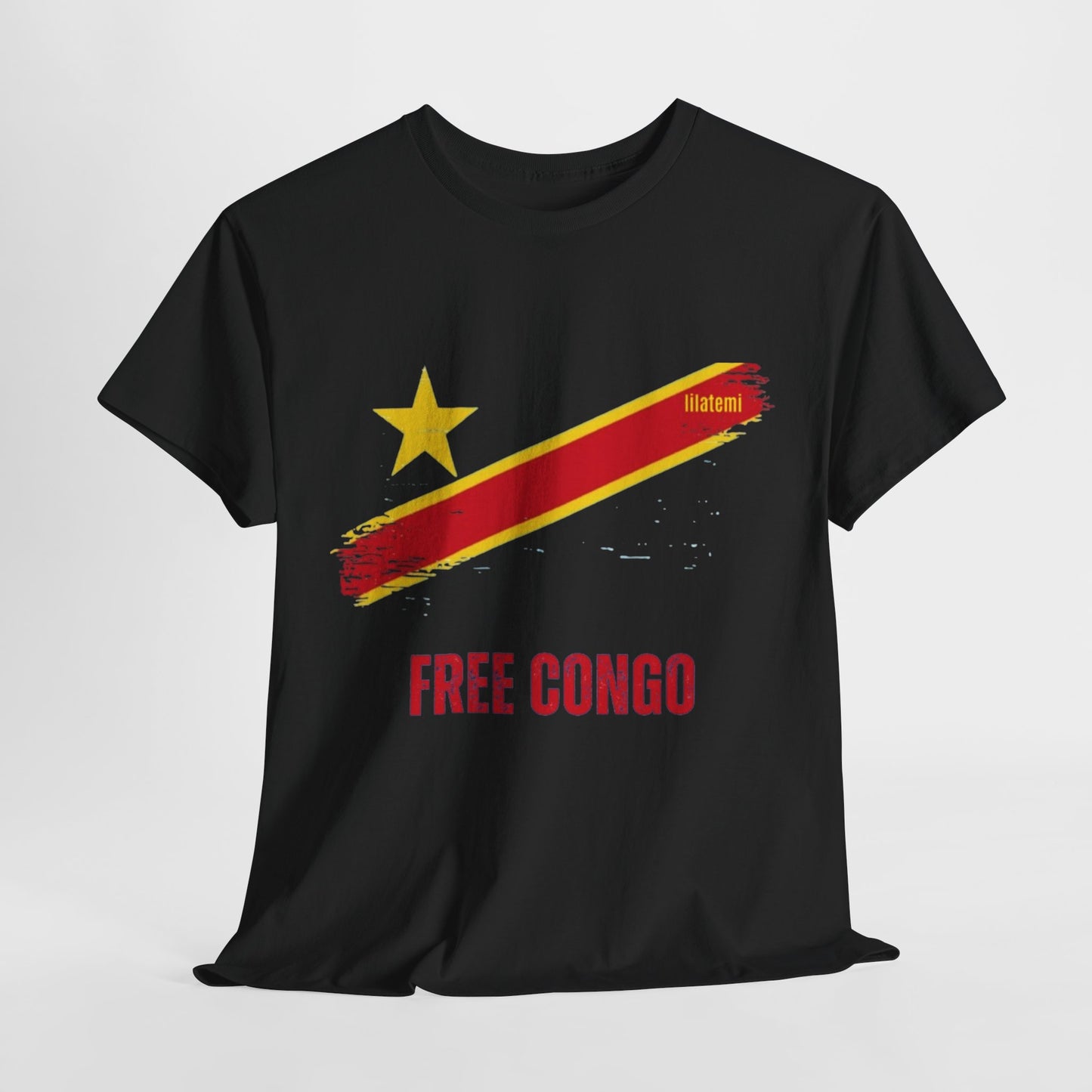 T-shirt "FREE CONGO" R Unisex – Portez votre engagement avec style !