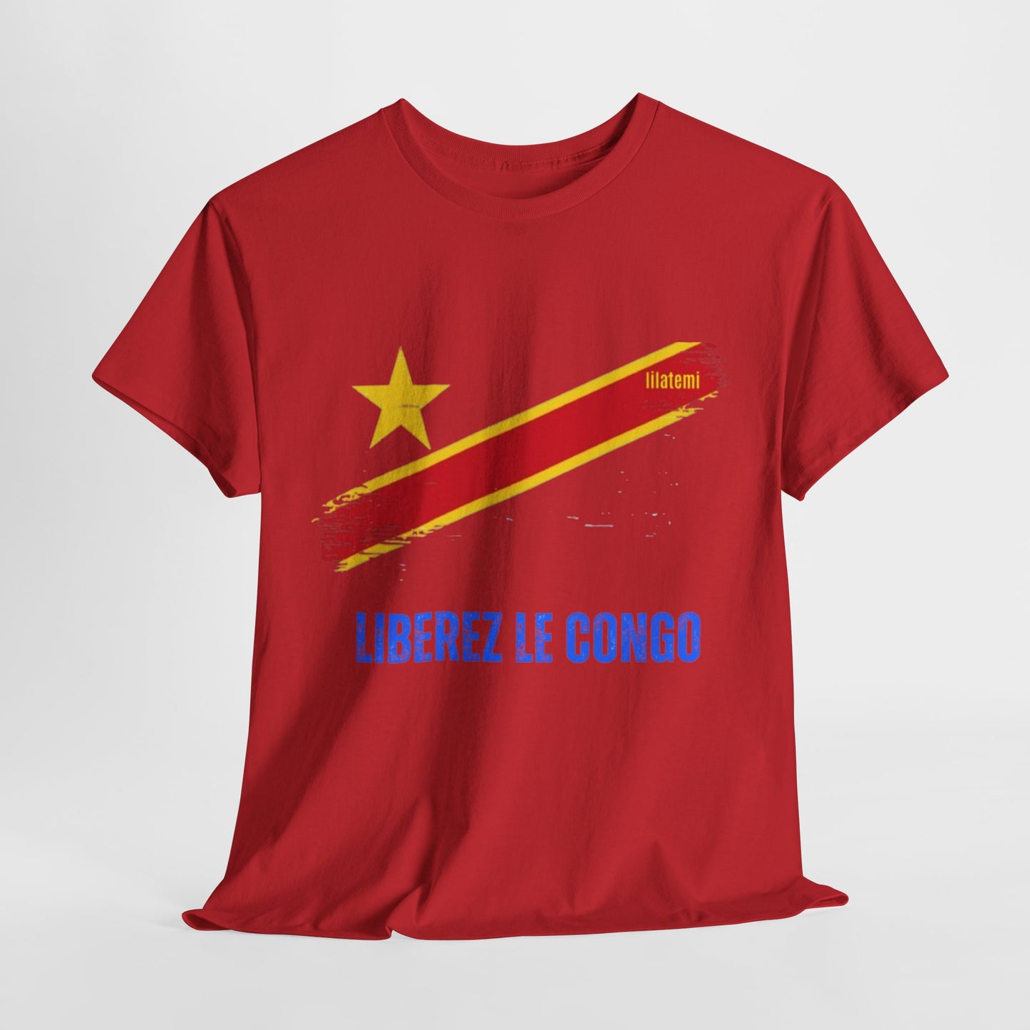 T-shirt "LIBEREZ LE CONGO" B Unisex – Portez votre engagement avec style !