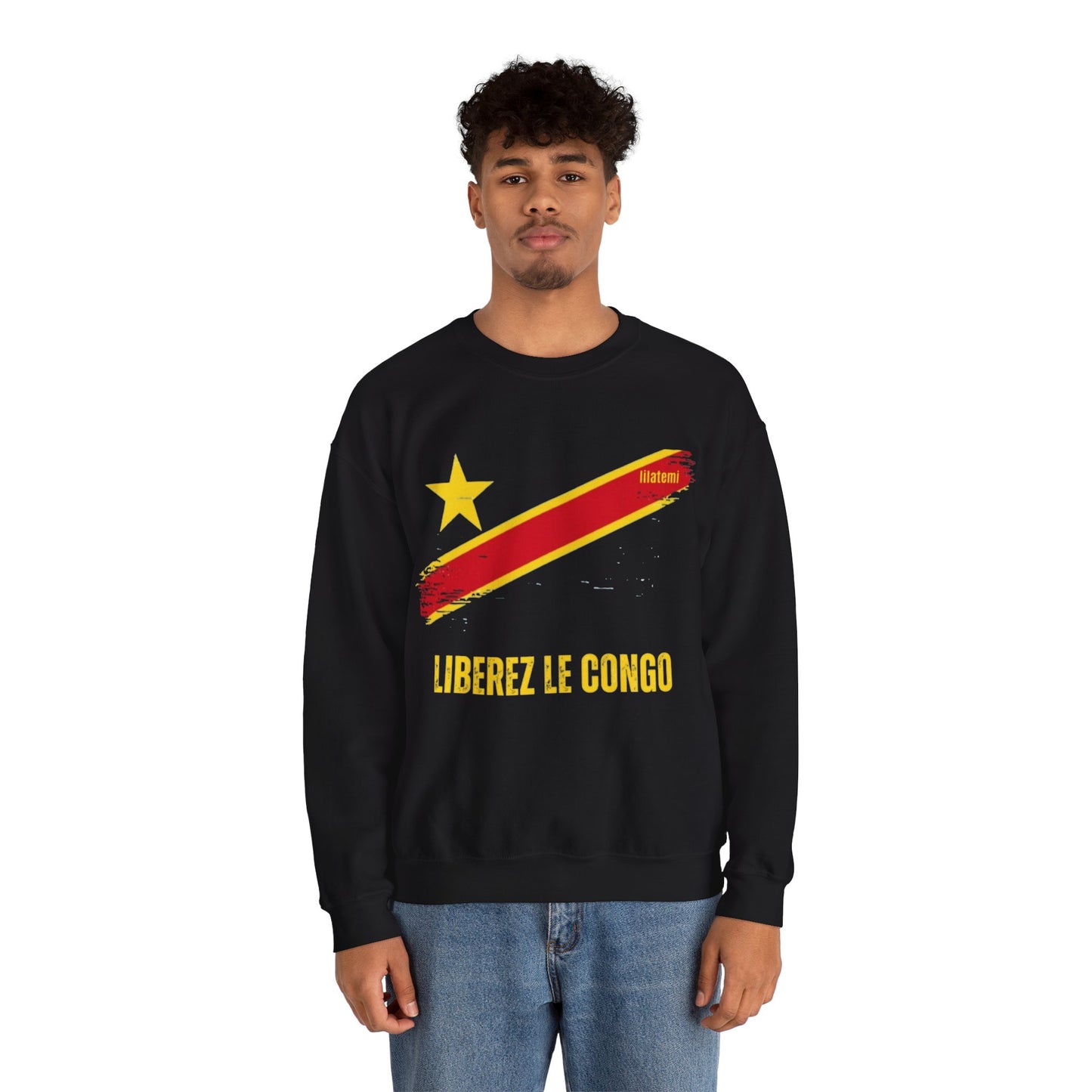 LIBÉREZ LE CONGO J – Sweatshirt Unisex Engagé et Stylé