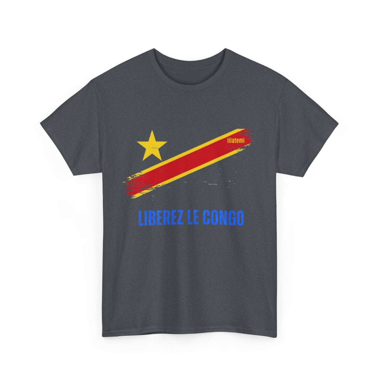 T-shirt "LIBEREZ LE CONGO" B Unisex – Portez votre engagement avec style !