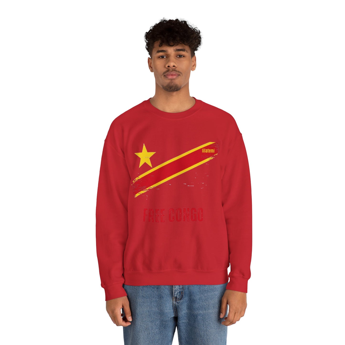 FREE CONGO R Sweatshirt Unisex Engagé et Stylé