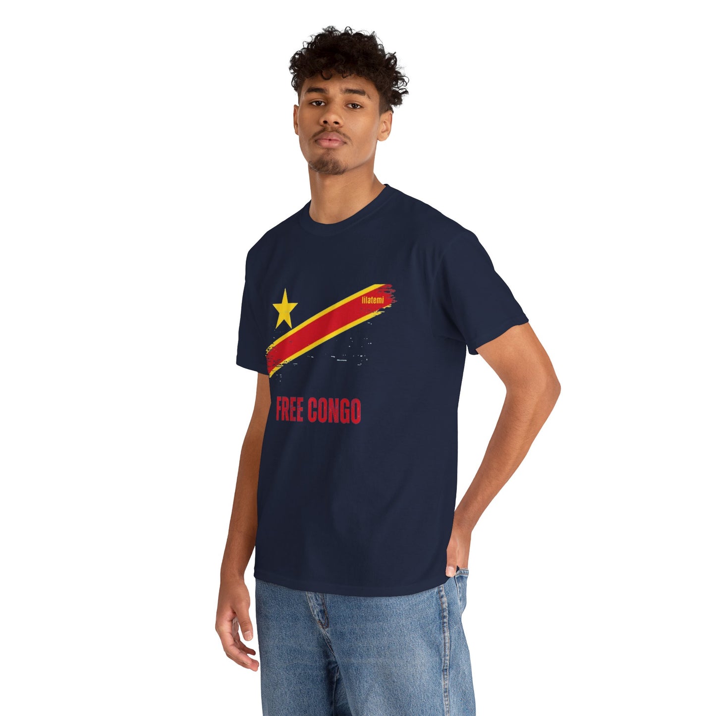 T-shirt "FREE CONGO" R Unisex – Portez votre engagement avec style !