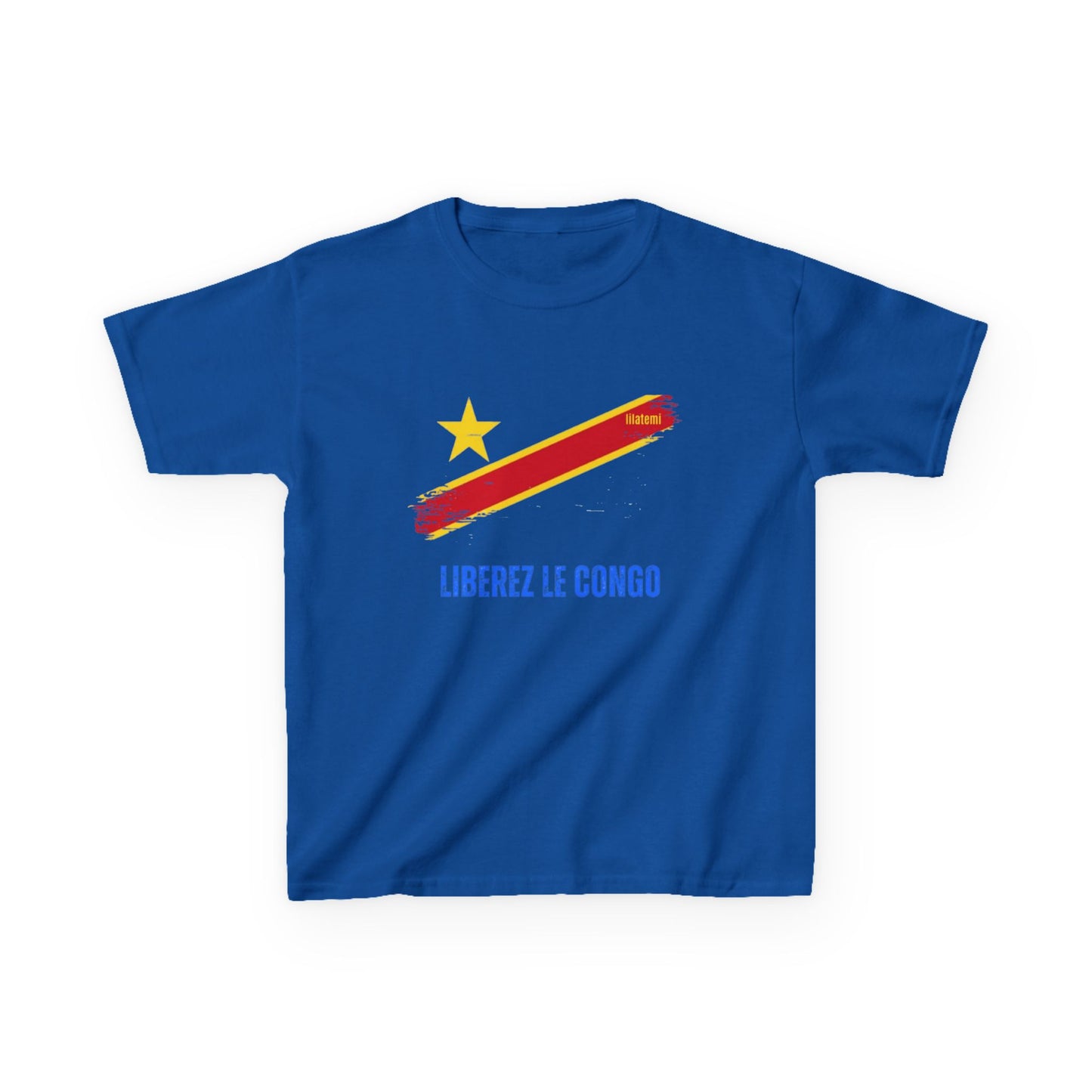 T-shirt Enfant "LIBÉREZ LE CONGO" – Confort et Engagement