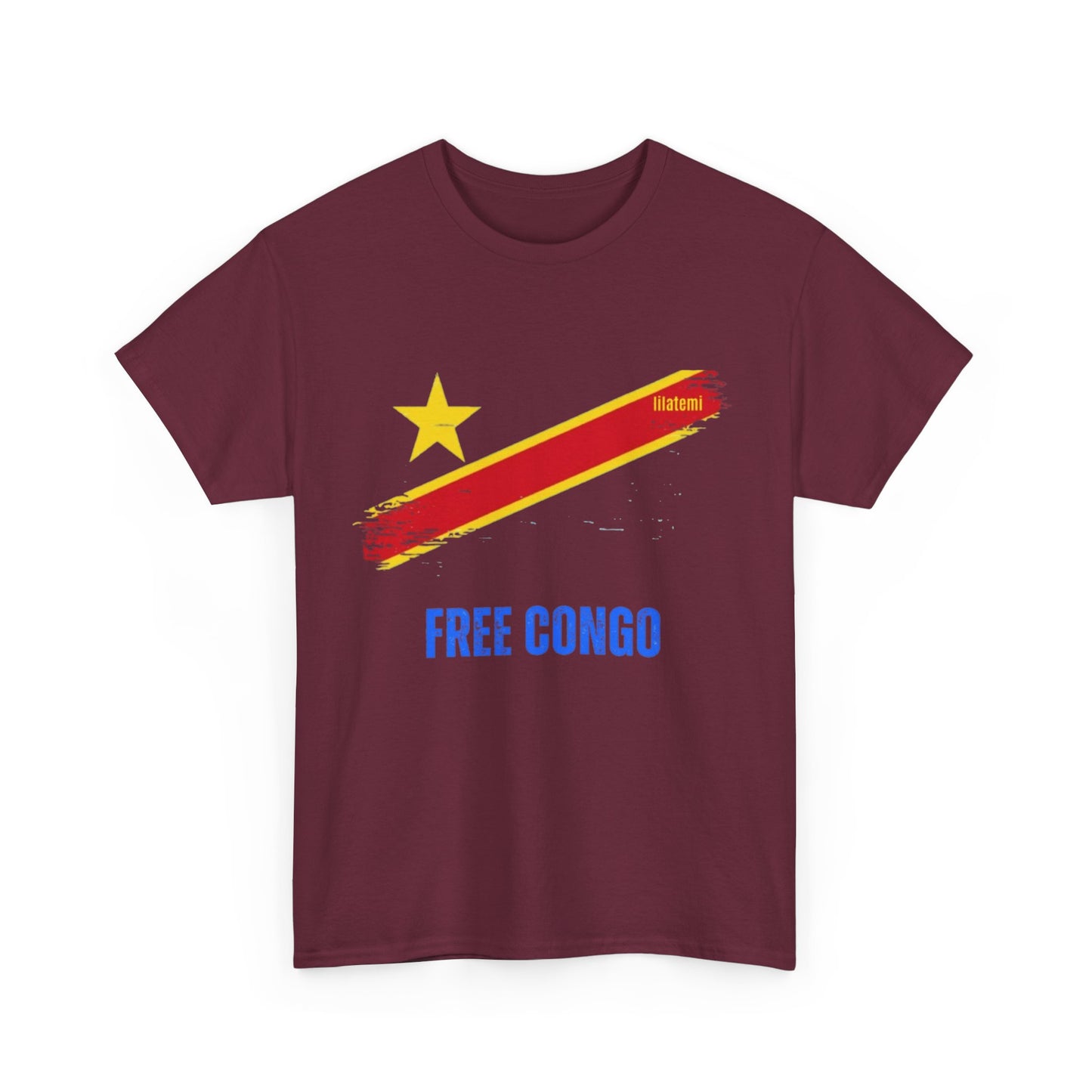 T-shirt "FREE CONGO" B Unisex – Portez votre engagement avec style !
