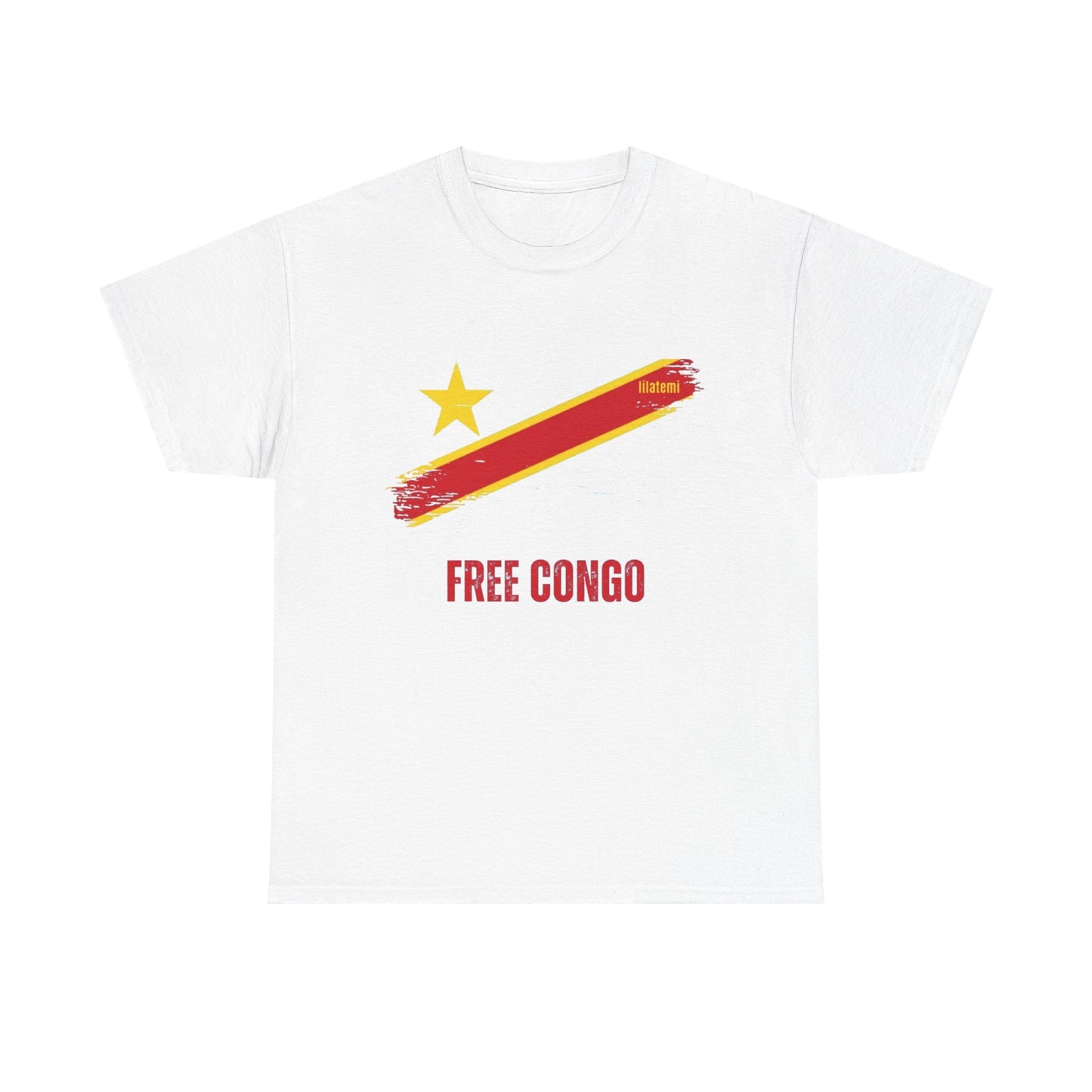 T-shirt "FREE CONGO" R Unisex – Portez votre engagement avec style !