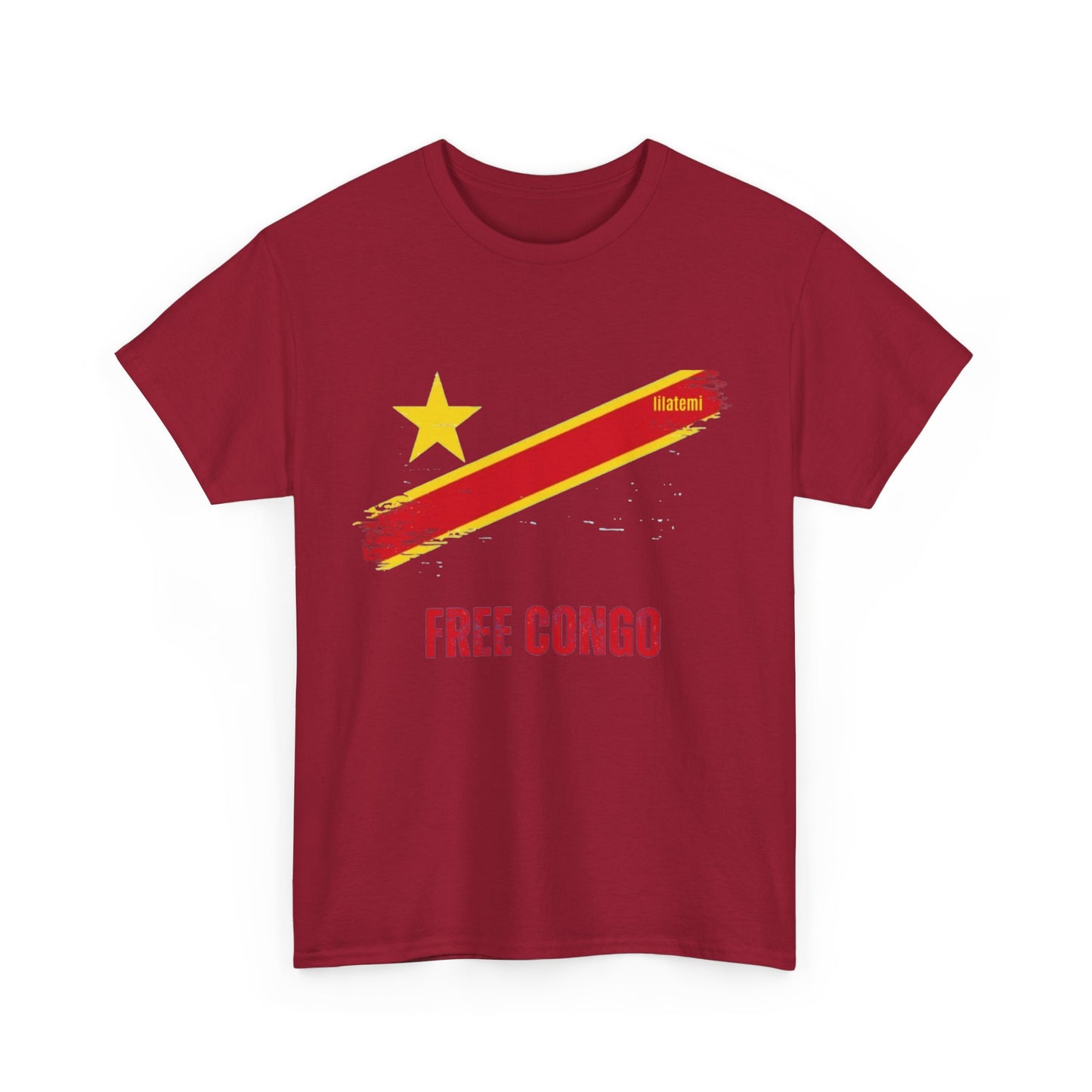 T-shirt "FREE CONGO" R Unisex – Portez votre engagement avec style !