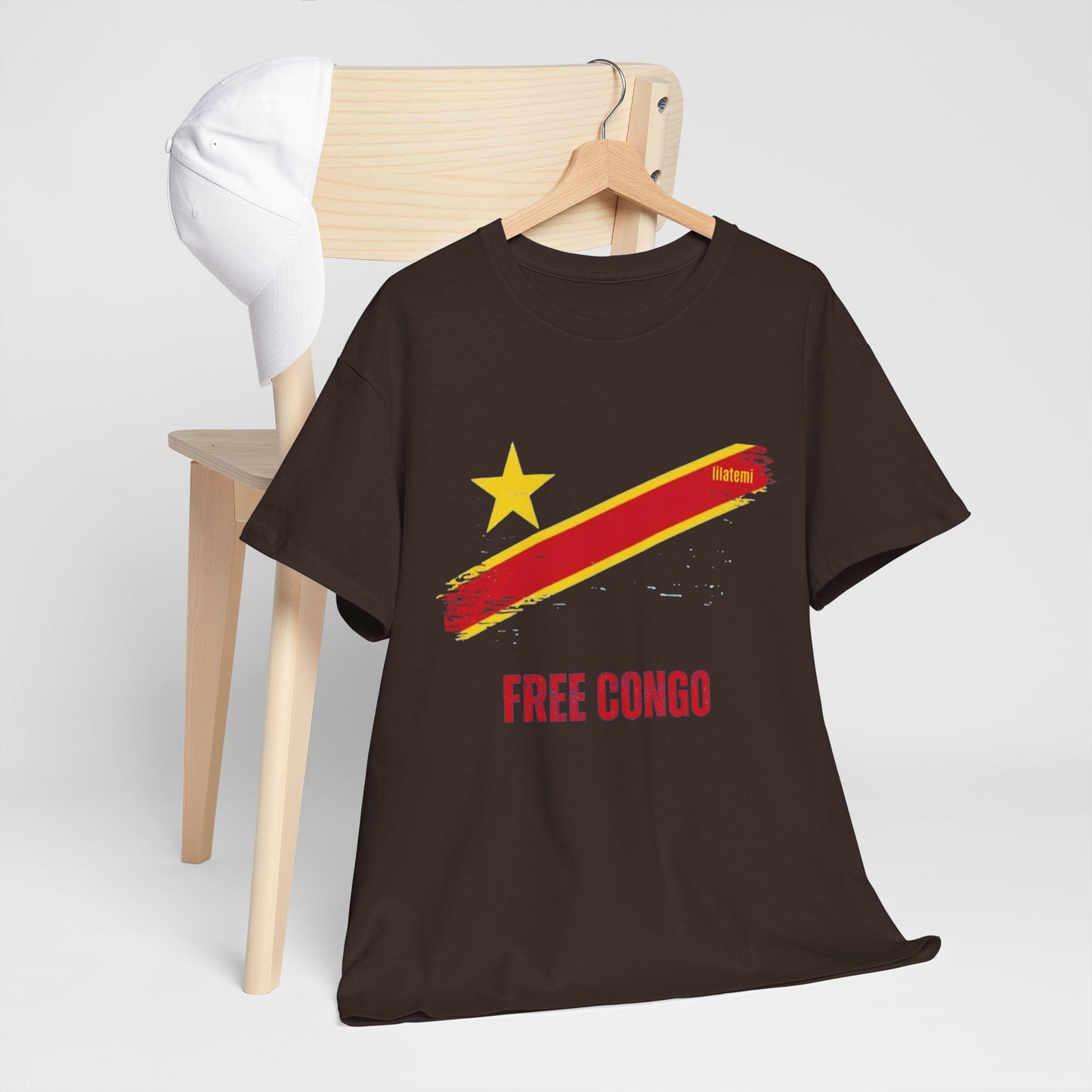T-shirt "FREE CONGO" R Unisex – Portez votre engagement avec style !